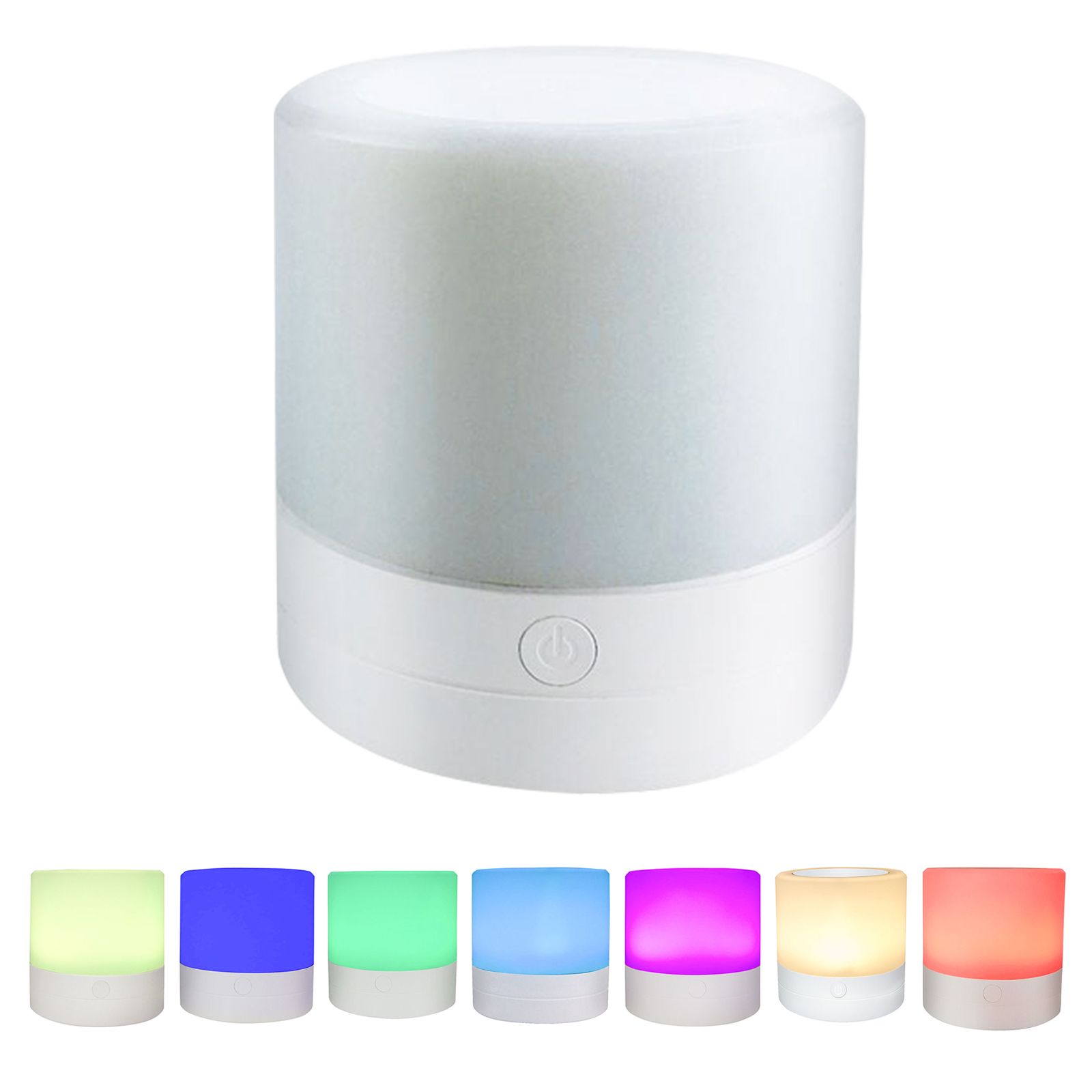 Night Light Bedside Lamp Touching Sensor Multi-color Light Switch Brightness view 4