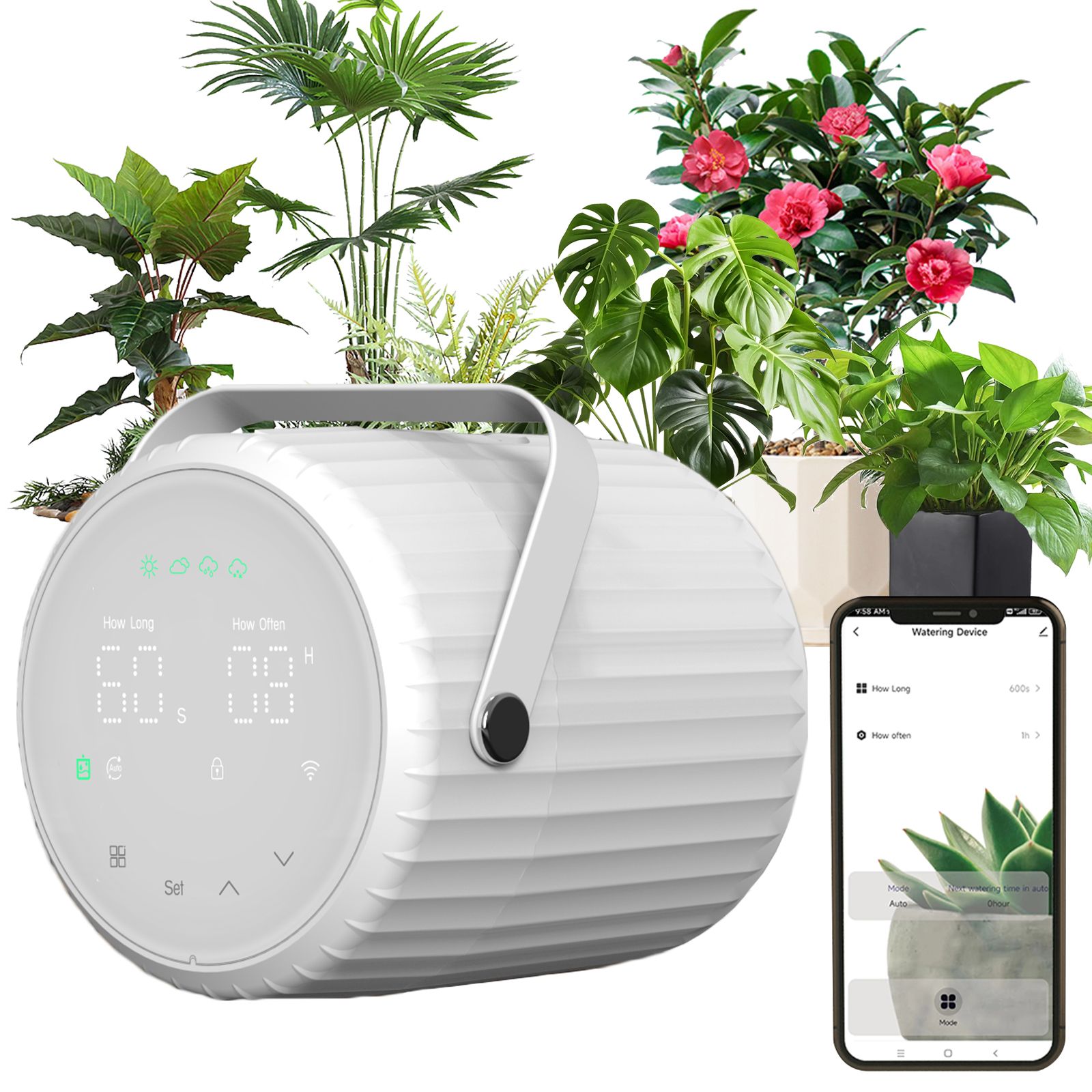 Smart Automatic Watering System Plant Waterer for 5+ Potted Plants APP Voice view 4