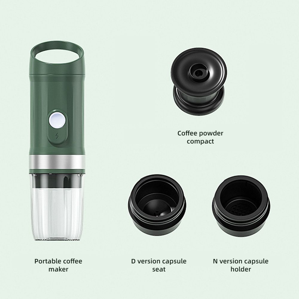 Portable Electric Espresso Coffee Machine Cordless Heat and Cold Brew 3oz view 10