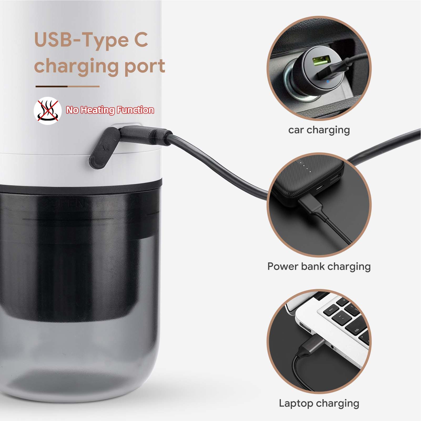 4-in-1 Portable Espresso Coffee Maker Work with NES/DG Capsule and Ground view 8
