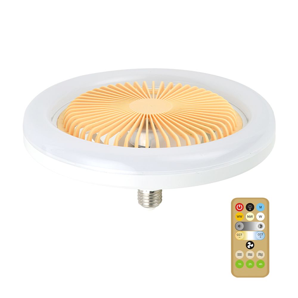 Aoresac Mini Ceiling Fan with Light Silent LED Ceiling Fan Remote Control view 3