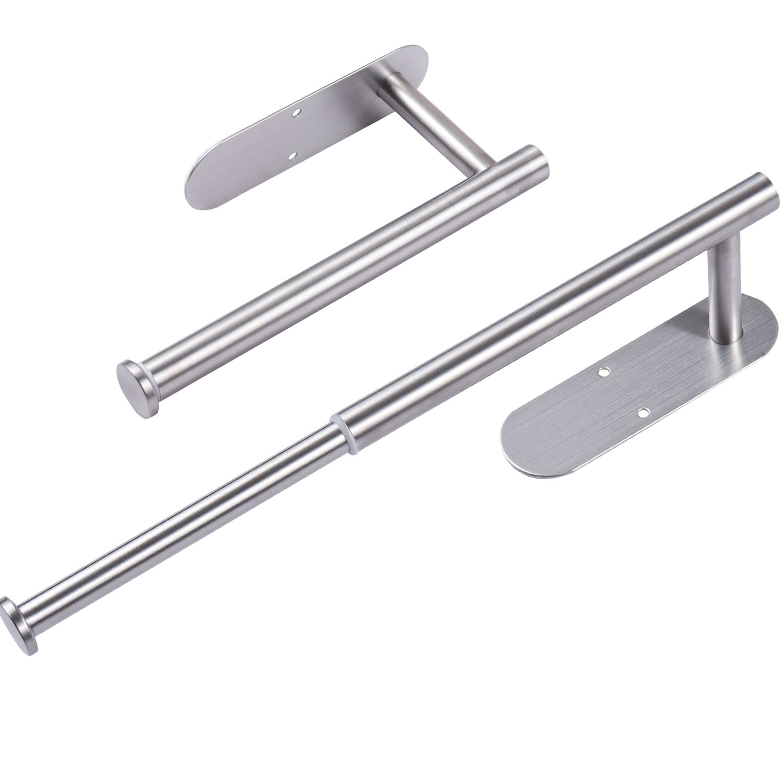Aoresac 2pcs Toilet Paper Holder Rustproof Self Adhesive Or Drilling view 2