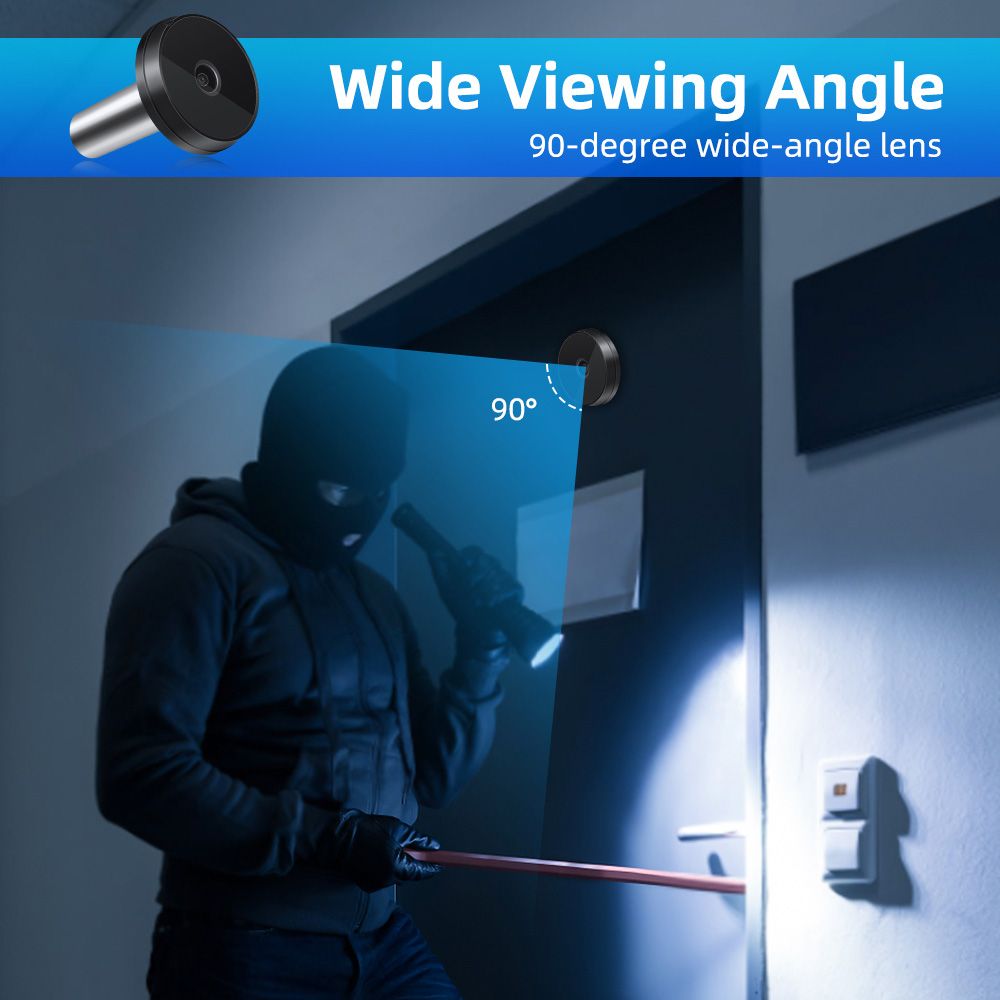 Digital Door Viewer Front Door Peephole Camera 2.8-inch Color Display Screen view 10