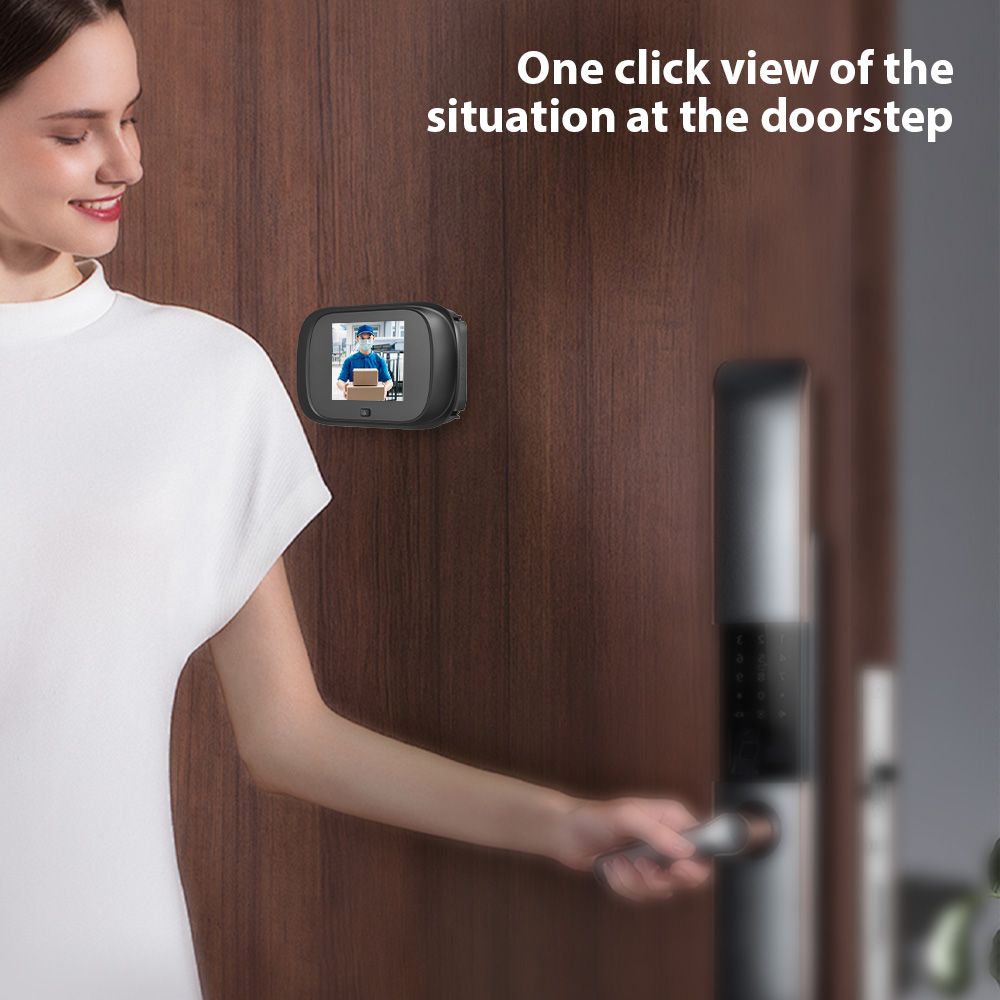 Digital Door Viewer Front Door Peephole Camera 2.8-inch Color Display Screen view 11