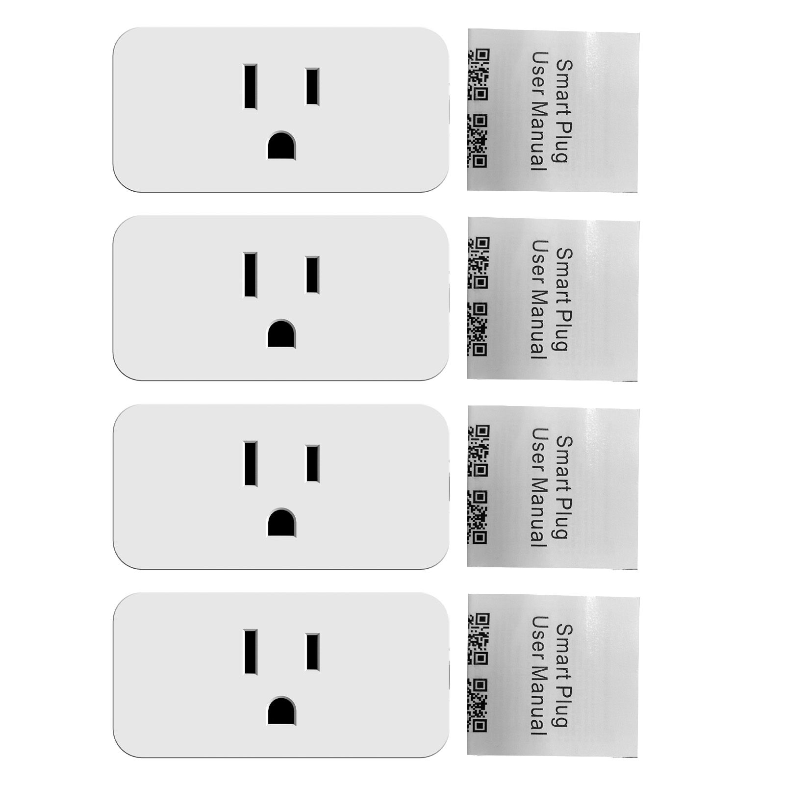 4 Pack Smart Socket 2.4GHz WiFi Only TY APP Remote Control Smart Sharing 16A view 3