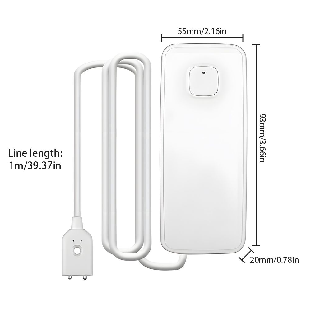 1 Pack WiFi Water Leak Detector APP Control 85DB Water Sensor Alarm IP67 view 3