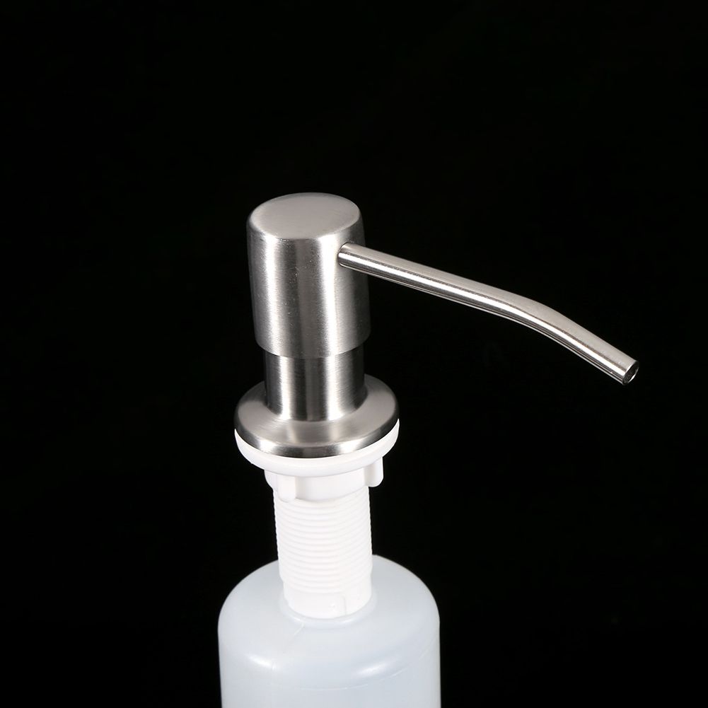300ml Kitchen Bathroom Faucet Sink Liquid Soap Lotion Dispenser Pump Storage view 7