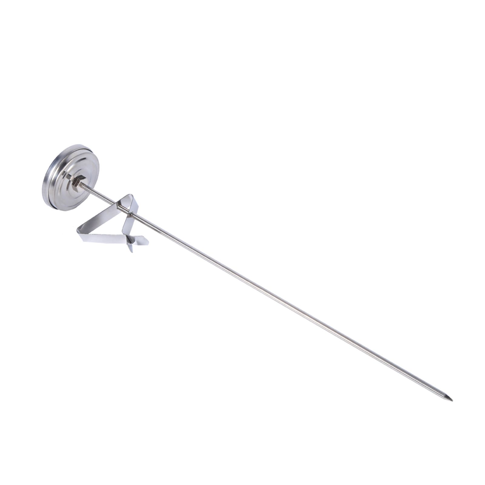 12" Long Stainless Steel Cooking Probe Thermometer with Clip for Food Meat view 8