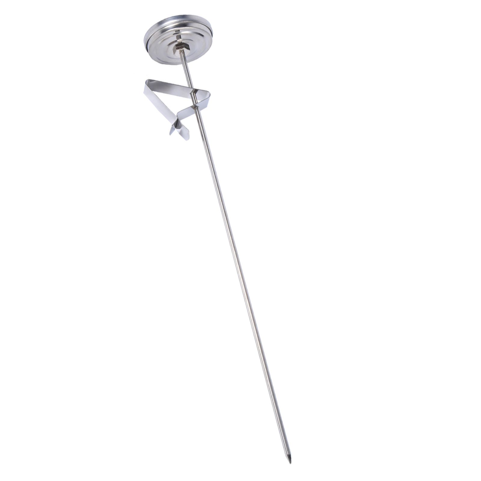 12" Long Stainless Steel Cooking Probe Thermometer with Clip for Food Meat view 9
