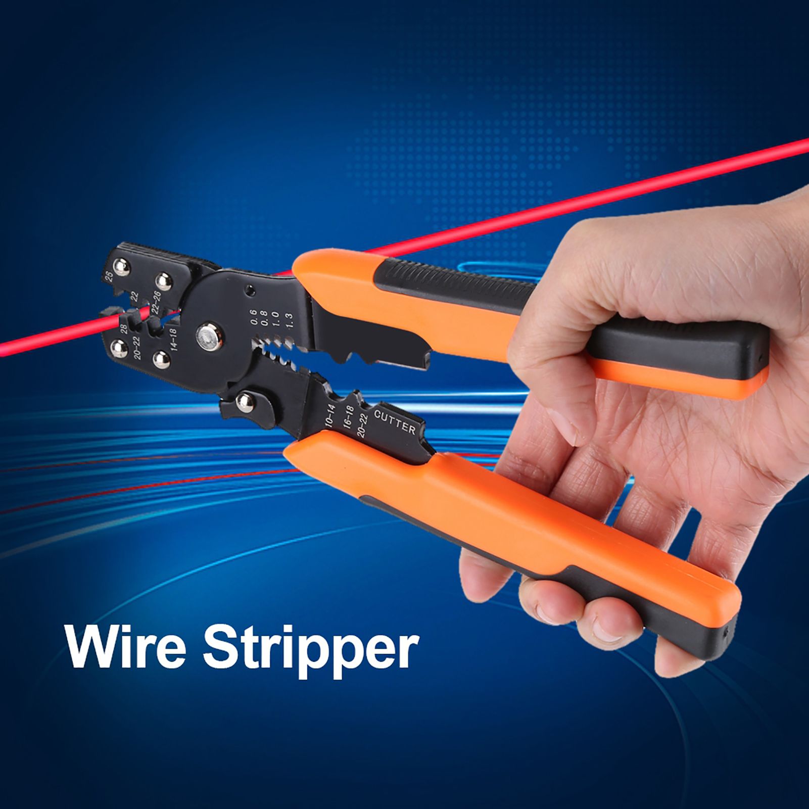 Multi functional Wire Cable Stripper Stripping Crimping Pliers Electrician view 11