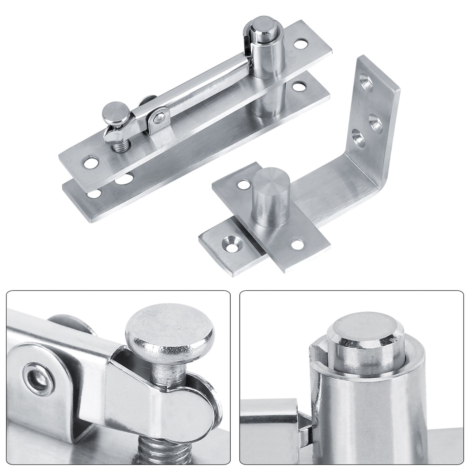 360 Degree Stainless Steel Door Pivot Hinge Tall Building Rotary Door view 11