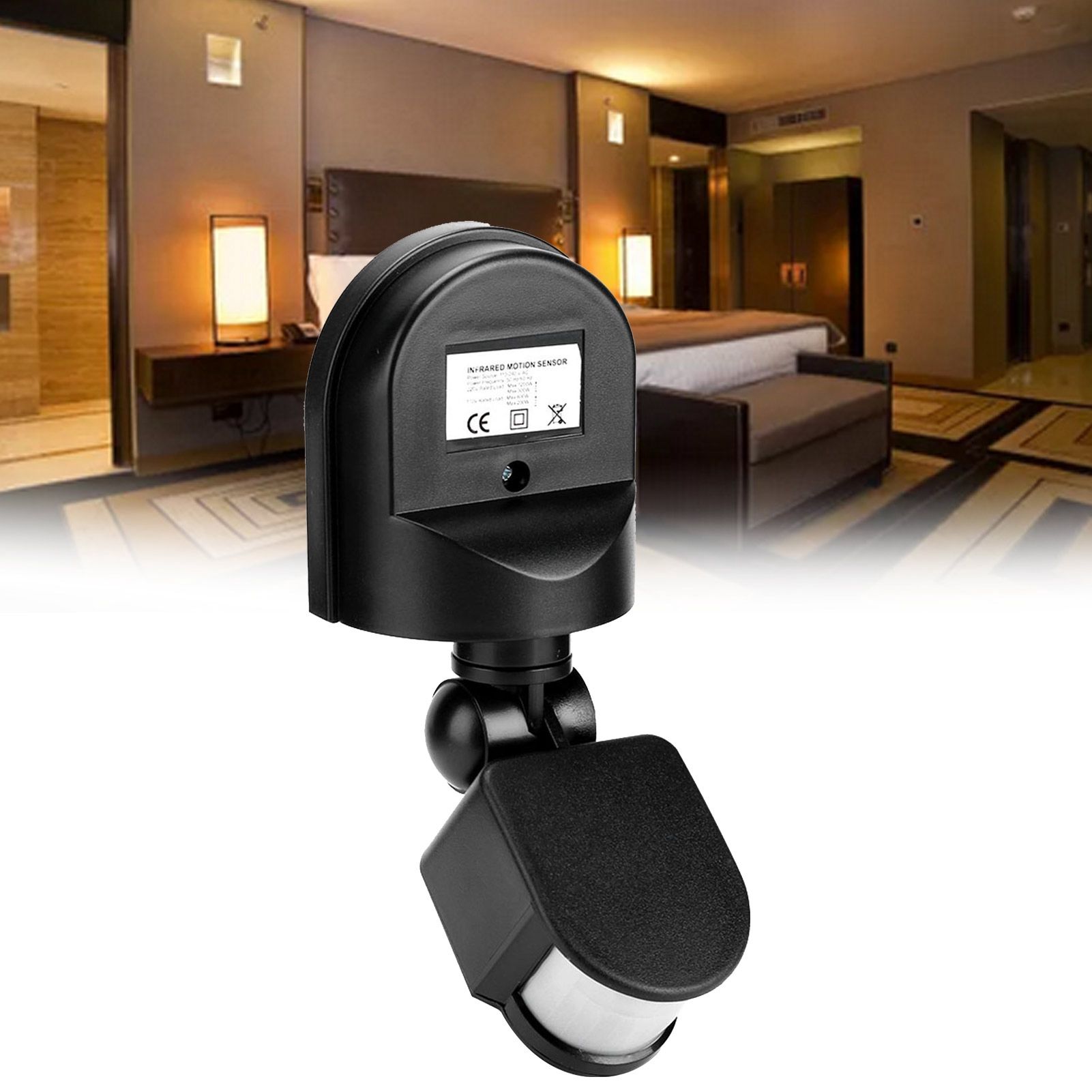 110V-240V Adjustable PIR Body Motion Infrared Sensor Detector Light Bulb view 11