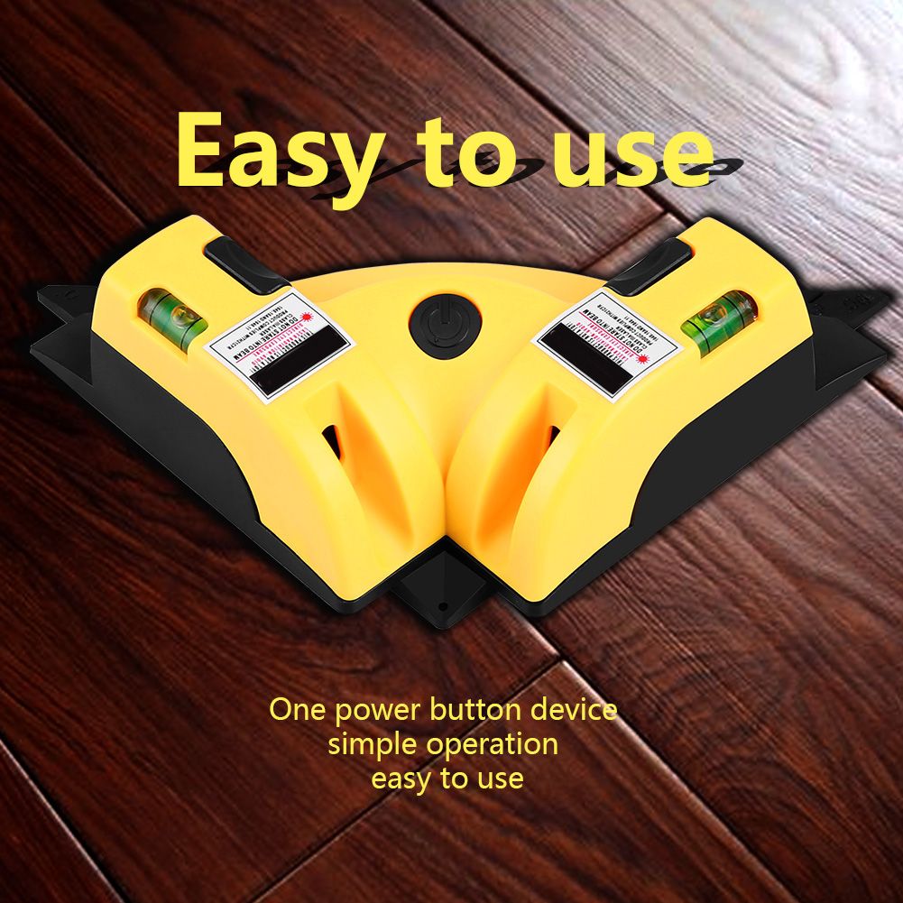Right Angle 90 Degree Vertical Horizontal Line Laser Level Projection Layout Tool view 6