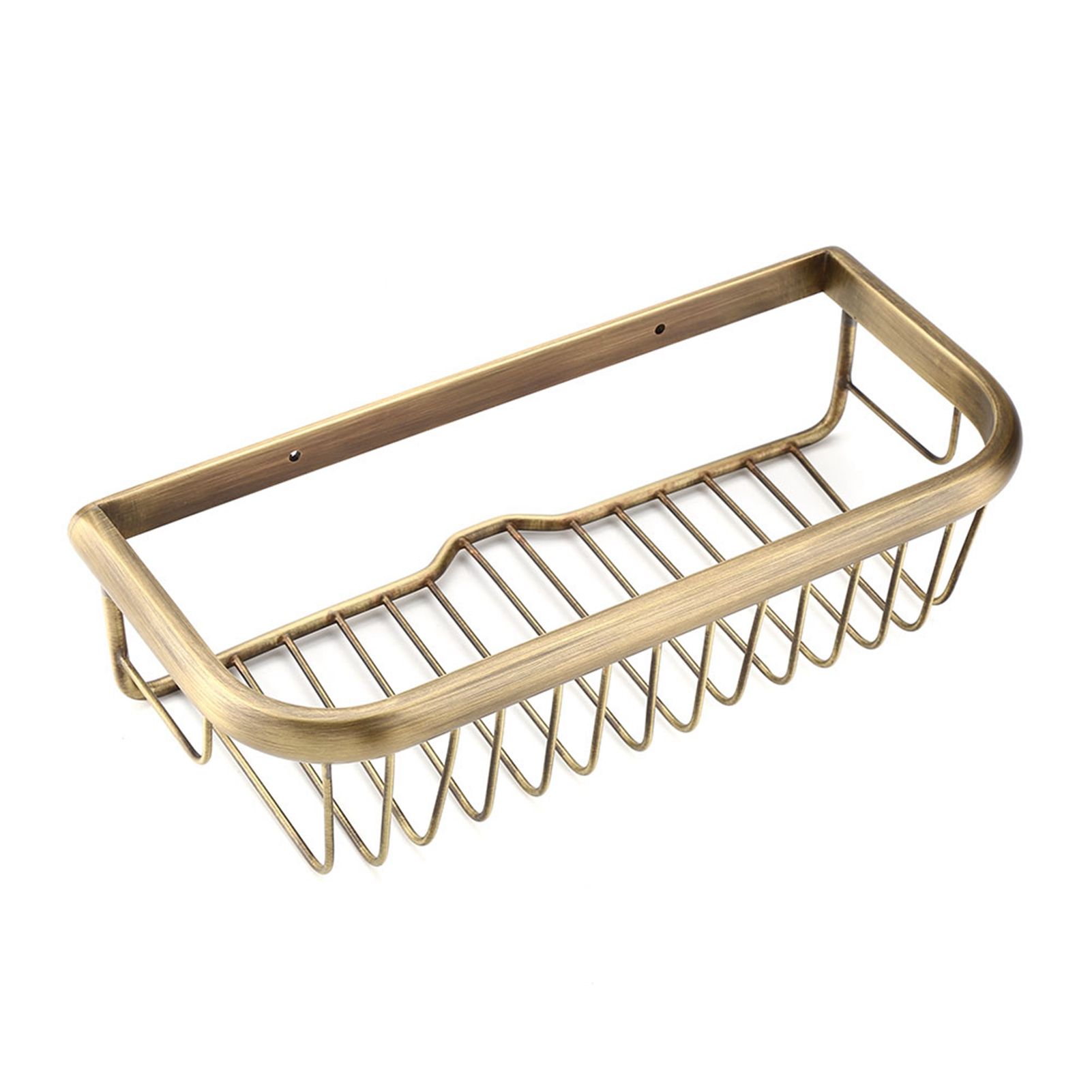 30cm Solid Copper Shower Basket Bath Soap Shampoo Storage Holder Wall Mount view 8
