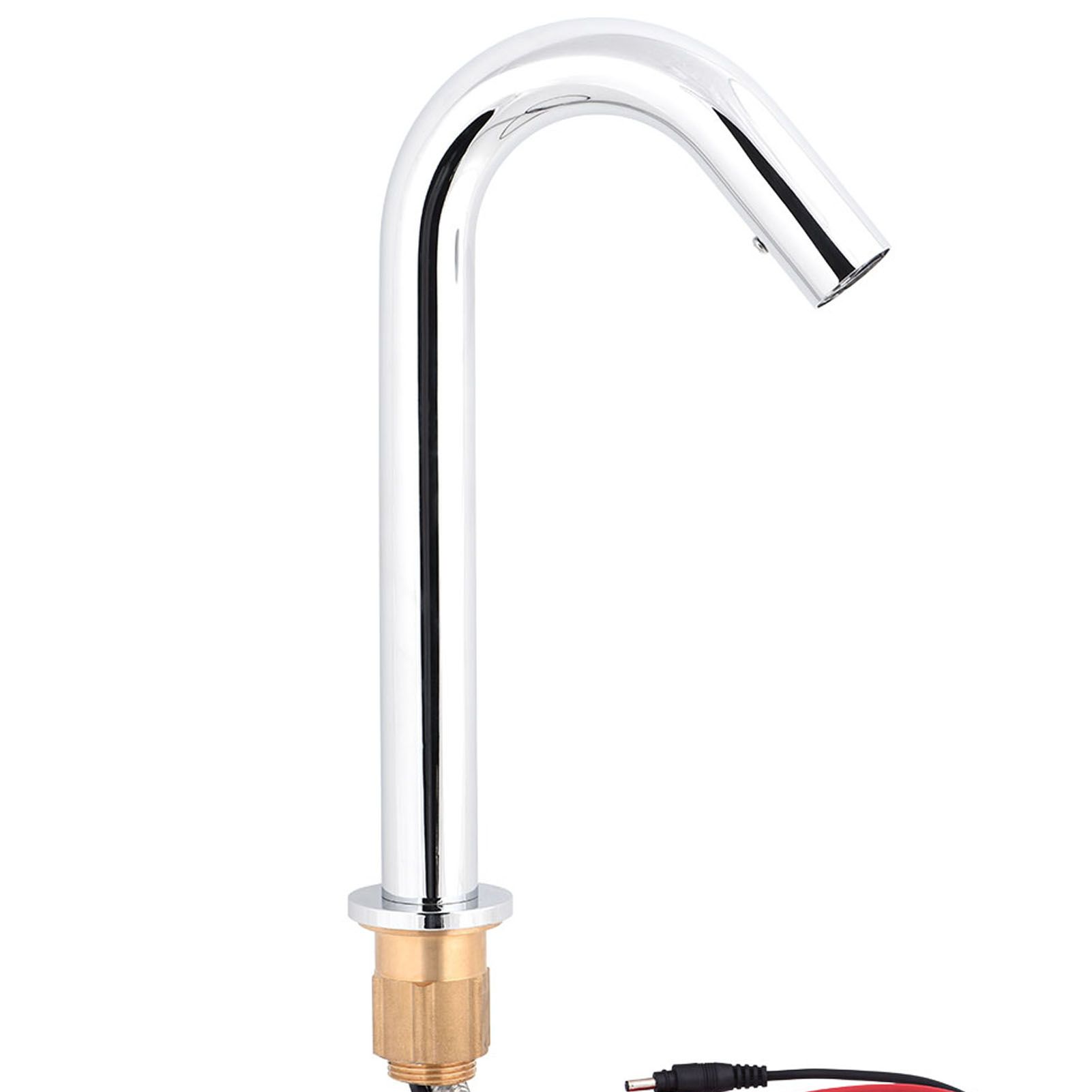 Brass Automatic Infrared Sensor Faucet Water Tap with Hose for Bathroom Basin view 4