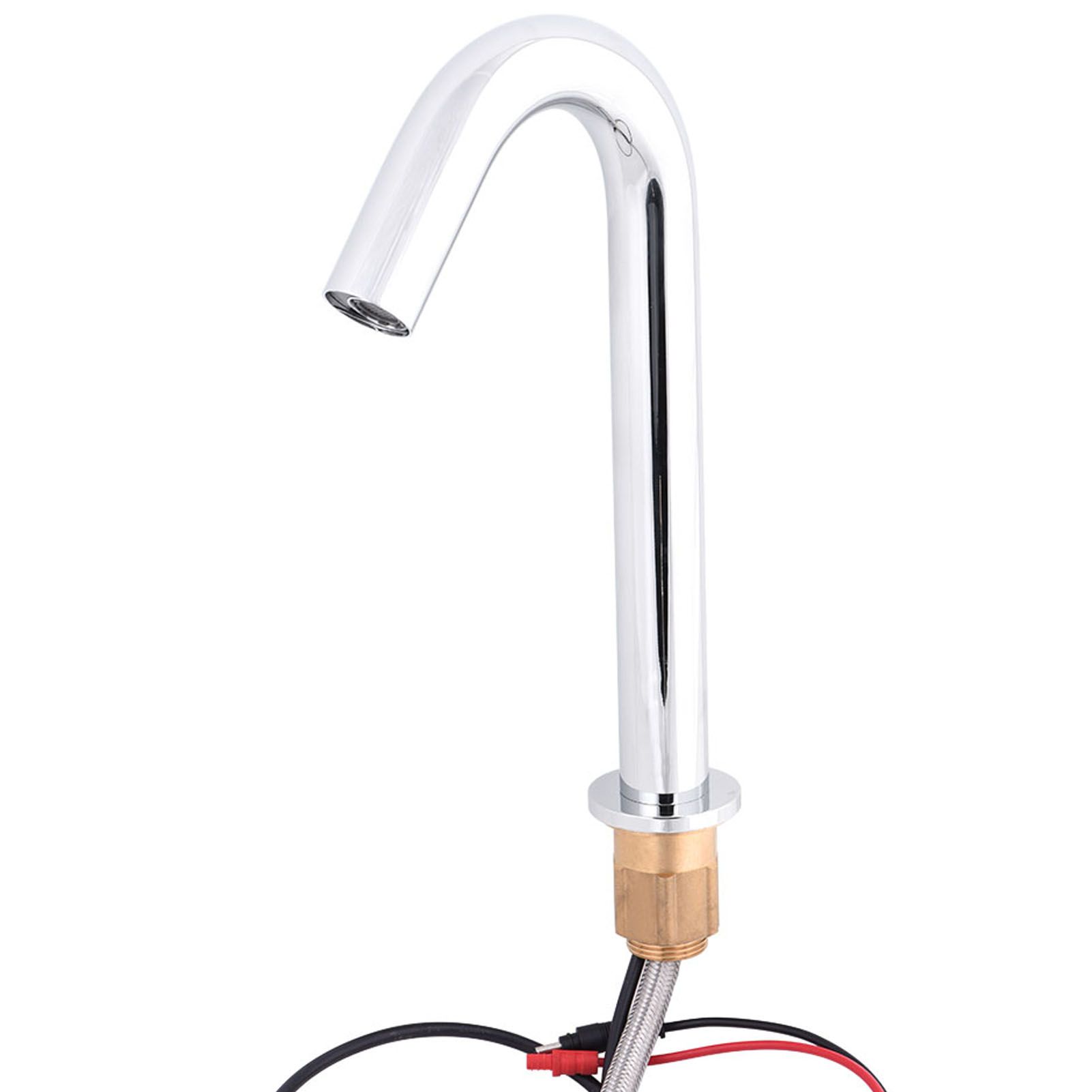 Brass Automatic Infrared Sensor Faucet Water Tap with Hose for Bathroom Basin view 6