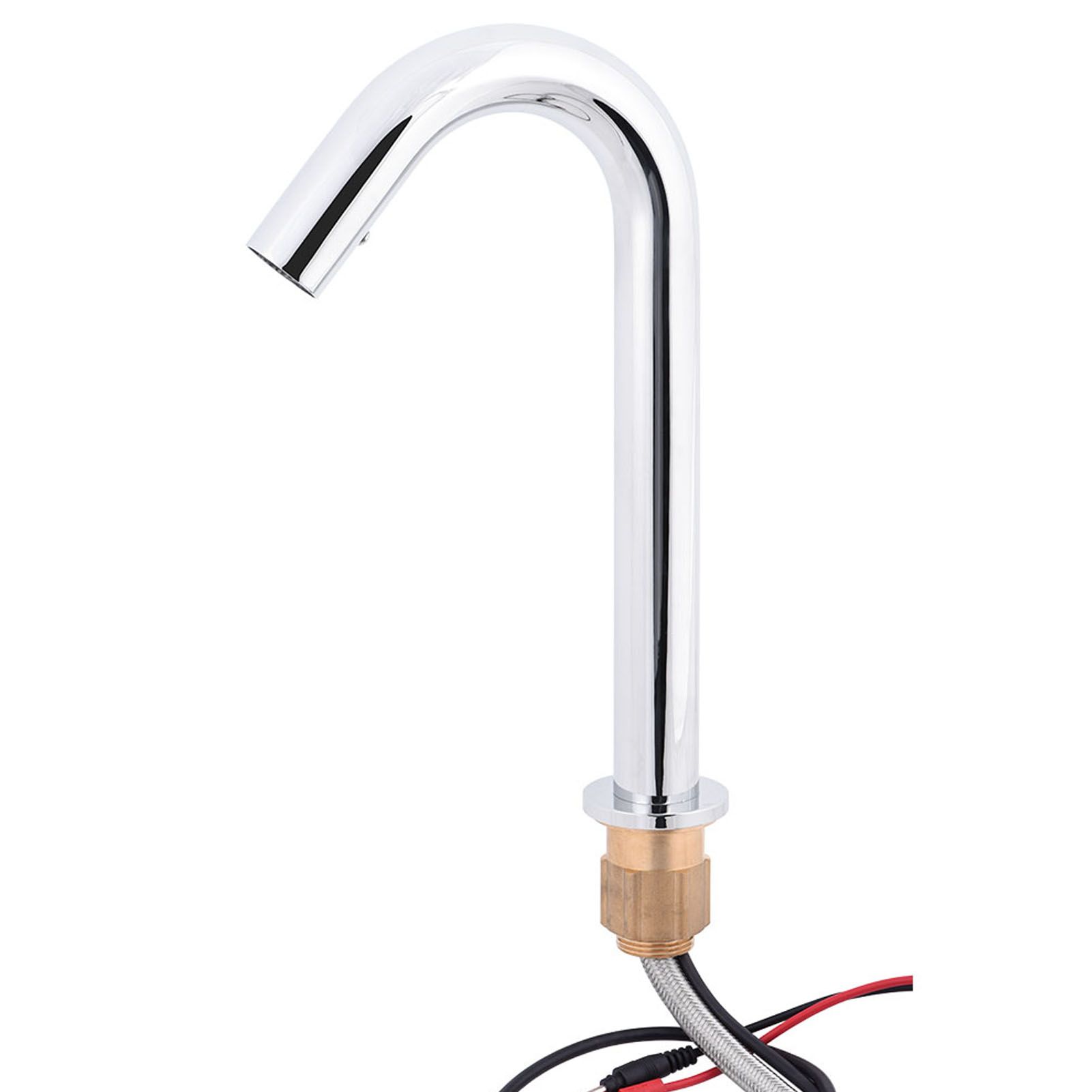 Brass Automatic Infrared Sensor Faucet Water Tap with Hose for Bathroom Basin view 7