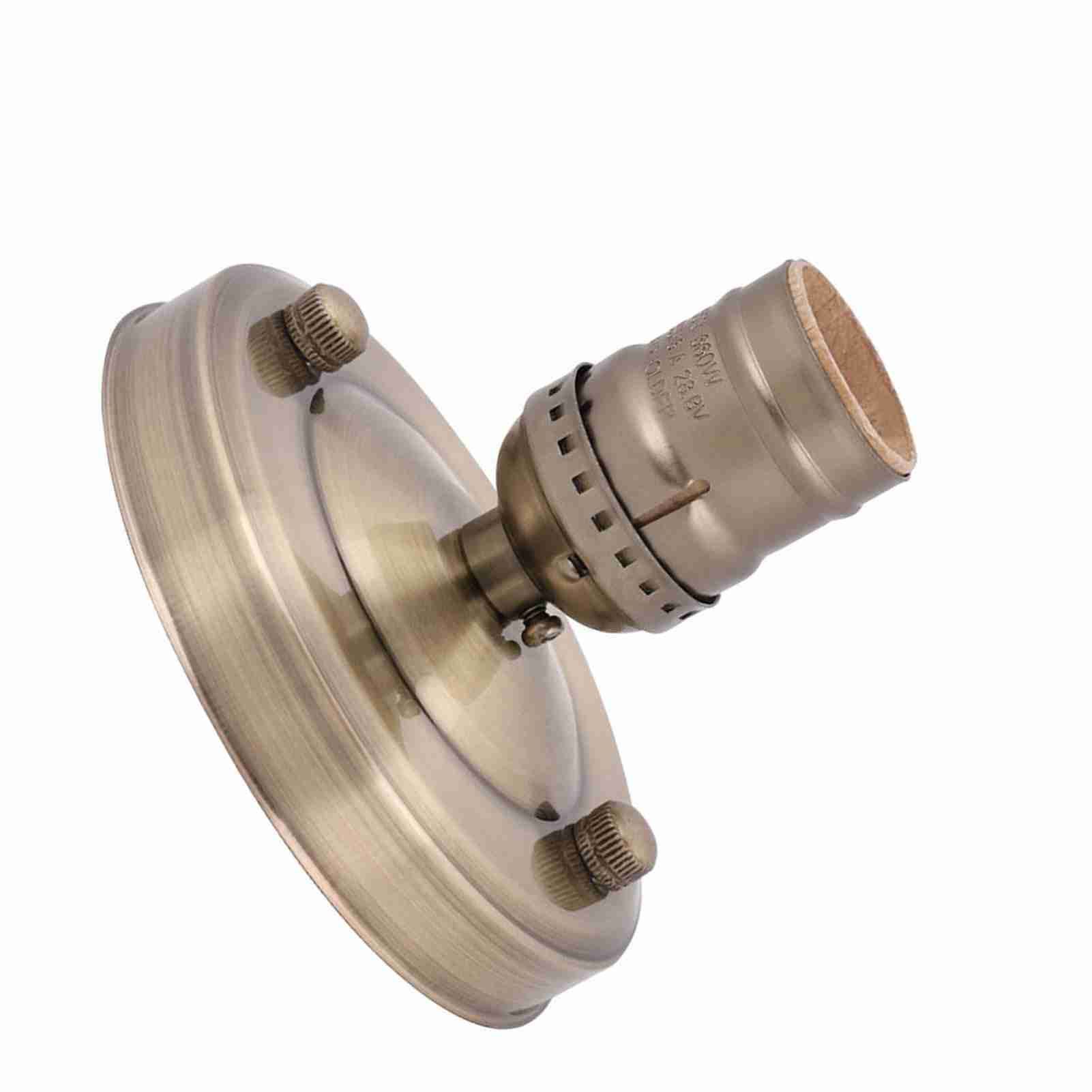 E26/E27 Vintage Industrial Ceiling/Wall Light Base Holder Pendant Bulb Lamp view 10