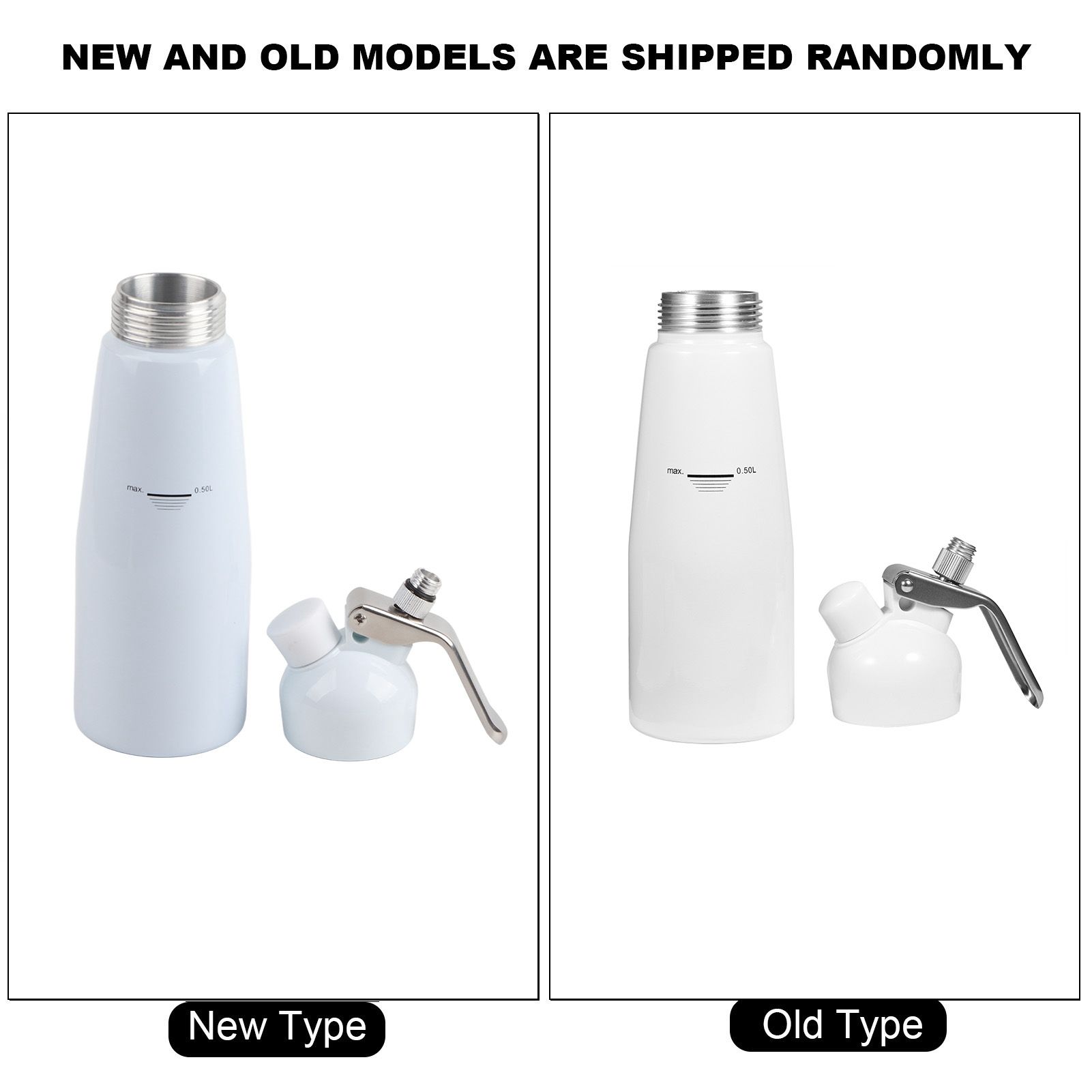 500mL Aluminum Whipped Dessert Cream Butter Dispenser Whipper Foam Maker with view 12