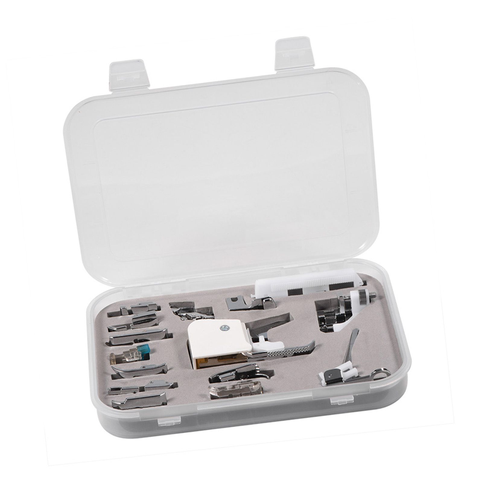 15Pcs Presser Foot for Brother Janome Singer Multifunctional Sewing Machine view 5
