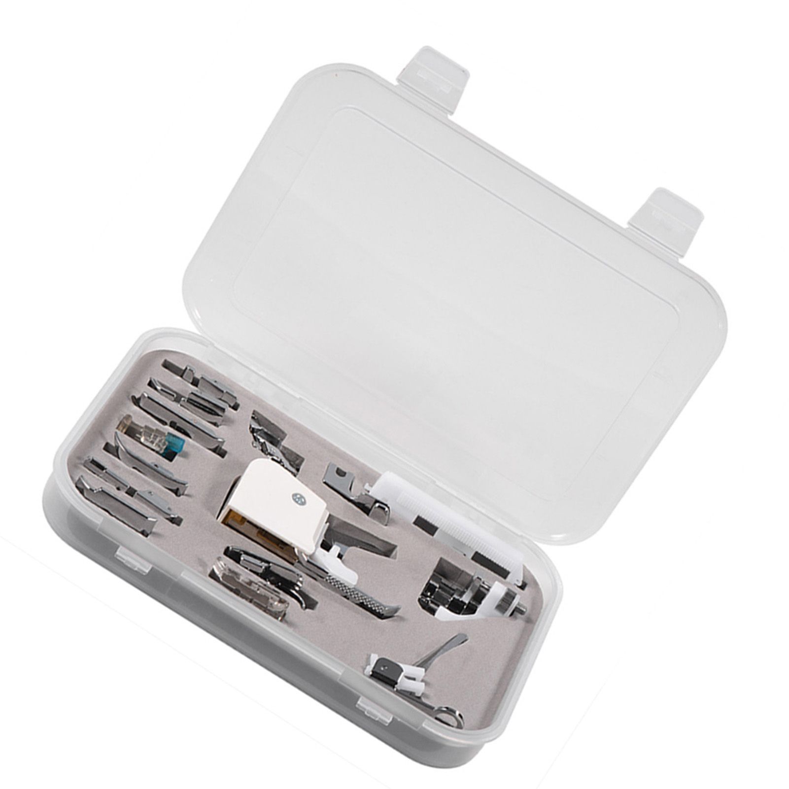 15Pcs Presser Foot for Brother Janome Singer Multifunctional Sewing Machine view 10