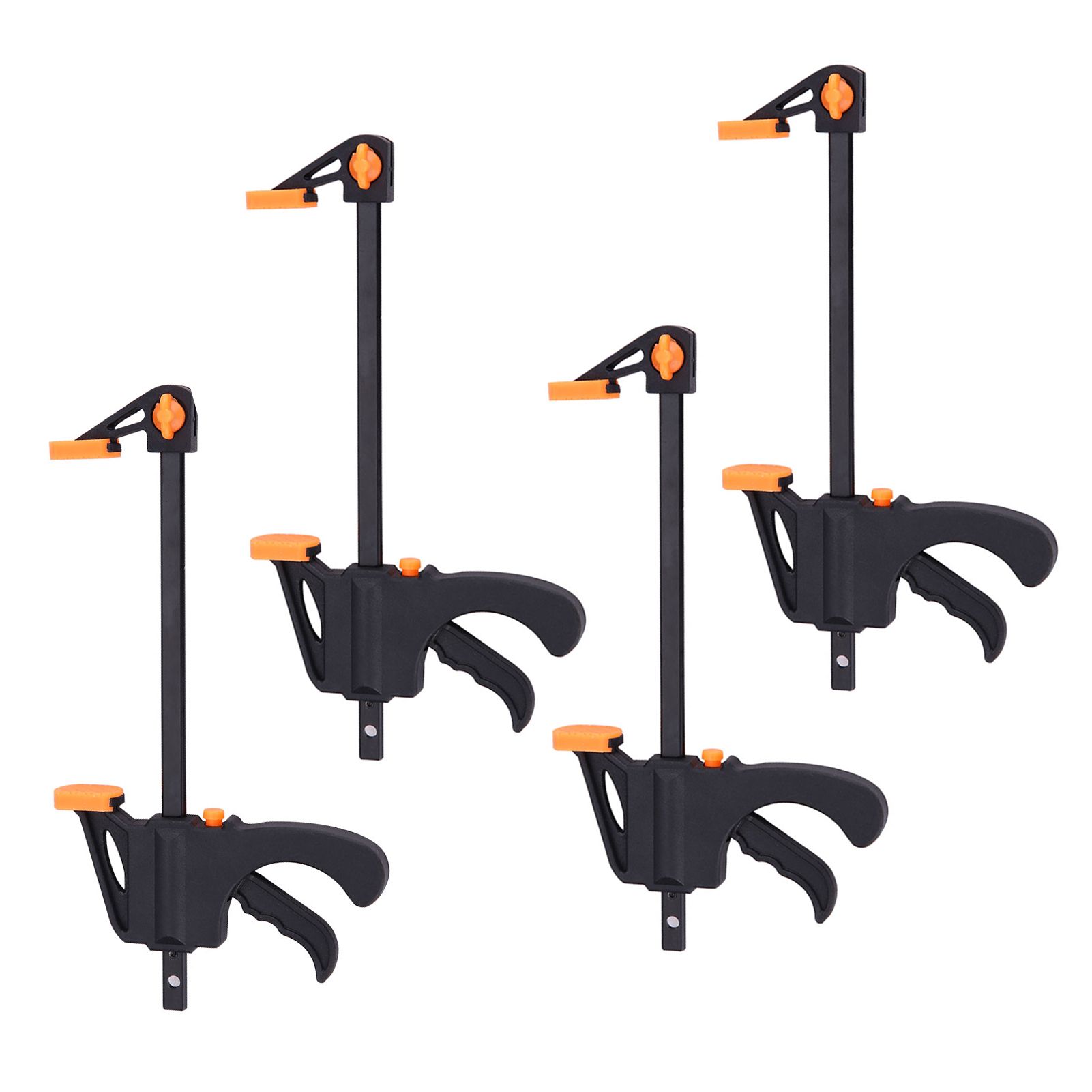 4pcs 4inch Bar F Clamps Clip Grip Quick Ratchet Release Woodworking DIY Hand view 8