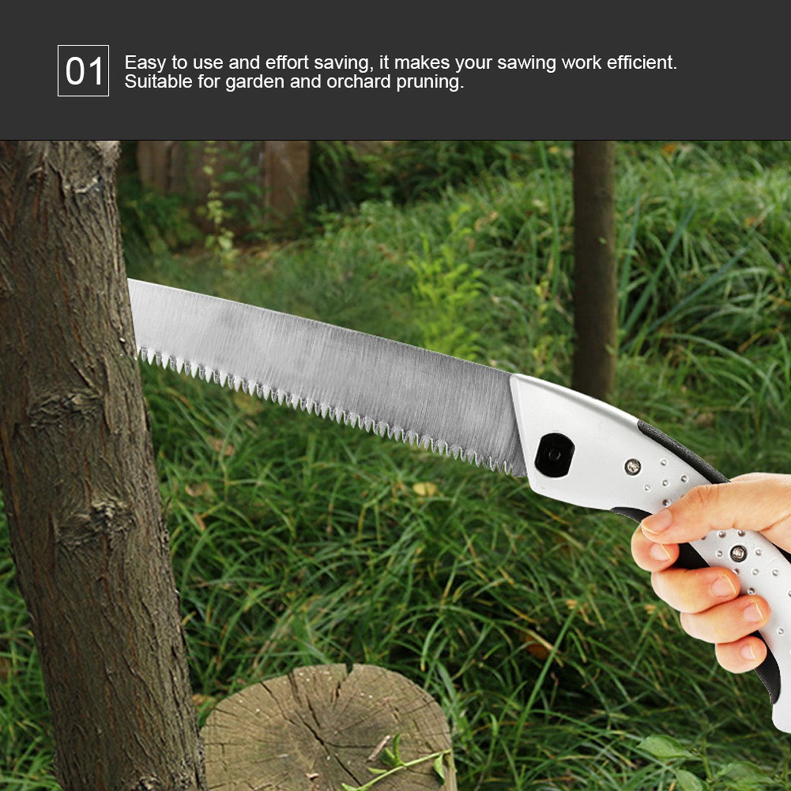 270mm Practical Portable Hand Saw Landscape Gardening Orchard Pruning Cutting Tool view 8