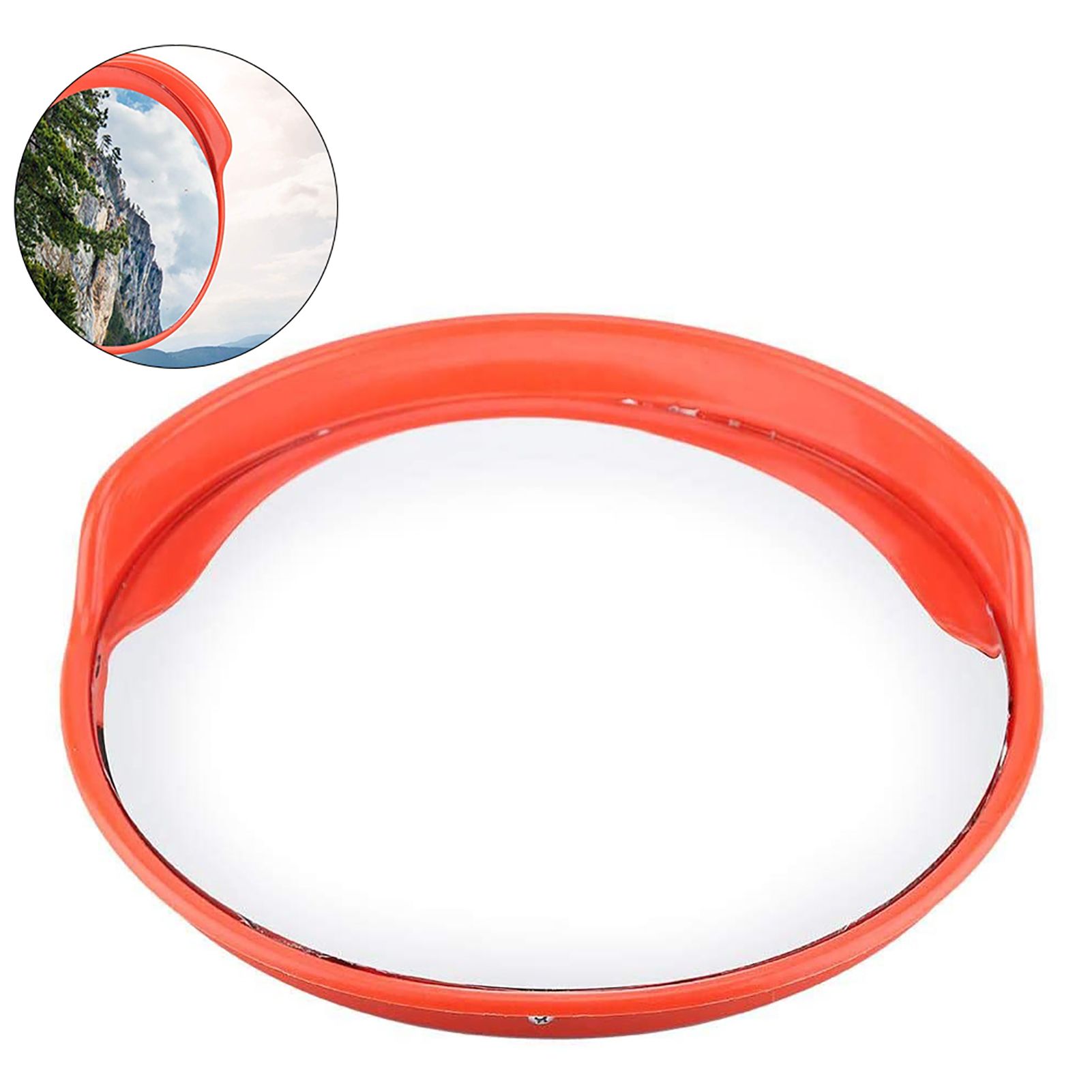 45cm Wide Angle Driveway Road Safety Convex Traffic Mirror with Mounting view 9