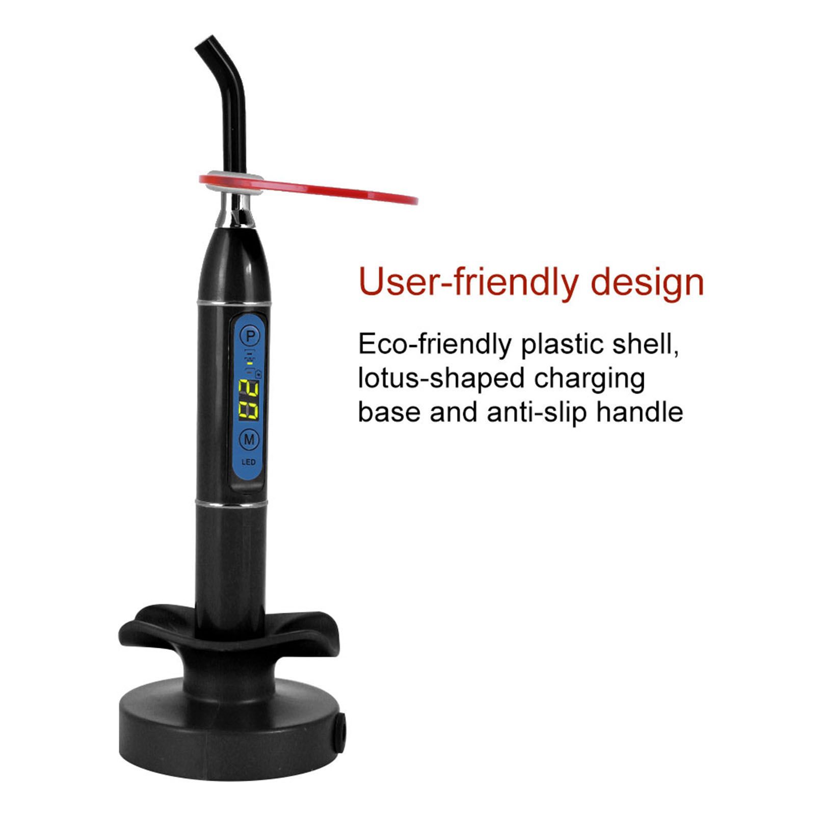 Wireless Cordless LED Dental Curing Machine Light Lamp Black - view 4