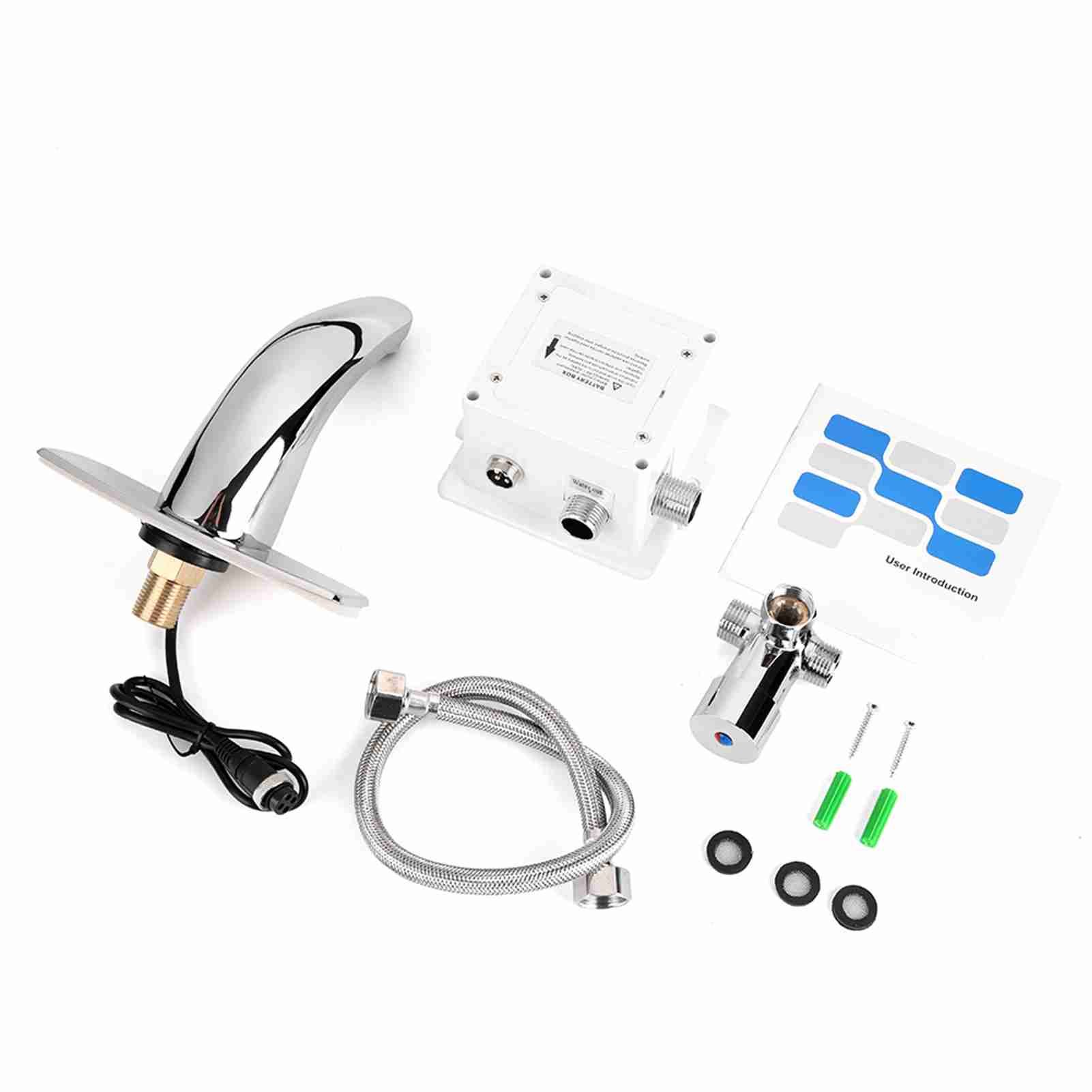Electronic Automatic Sensor Touchless Sink Hands Free Hot &amp view 2