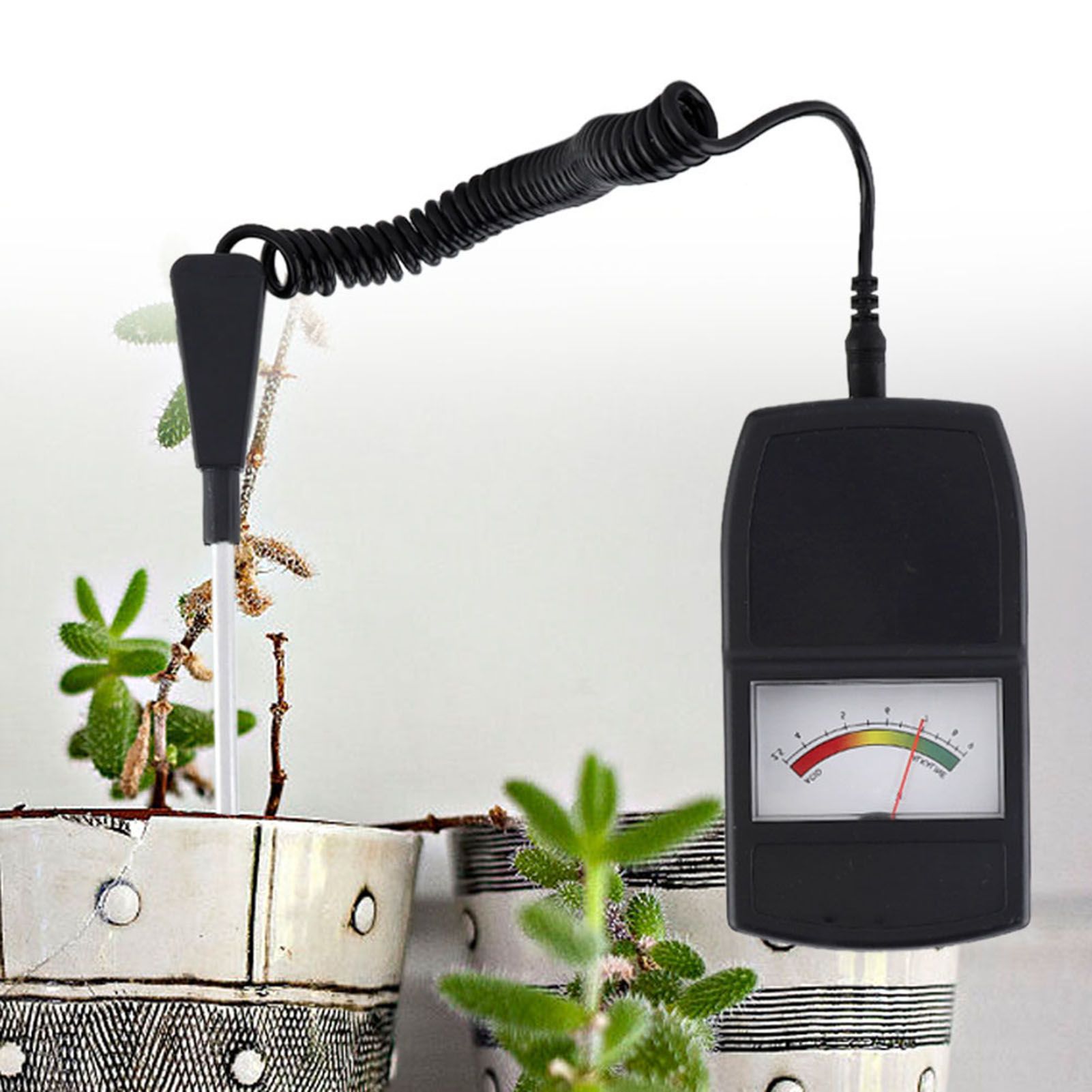Compact Lightweight Soil pH Level Tester for Plants Crops Flowers Vegetable