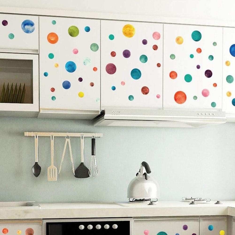 Colorful Circle Wall Decor Children's Room Bedroom Kindergarten Beautiful