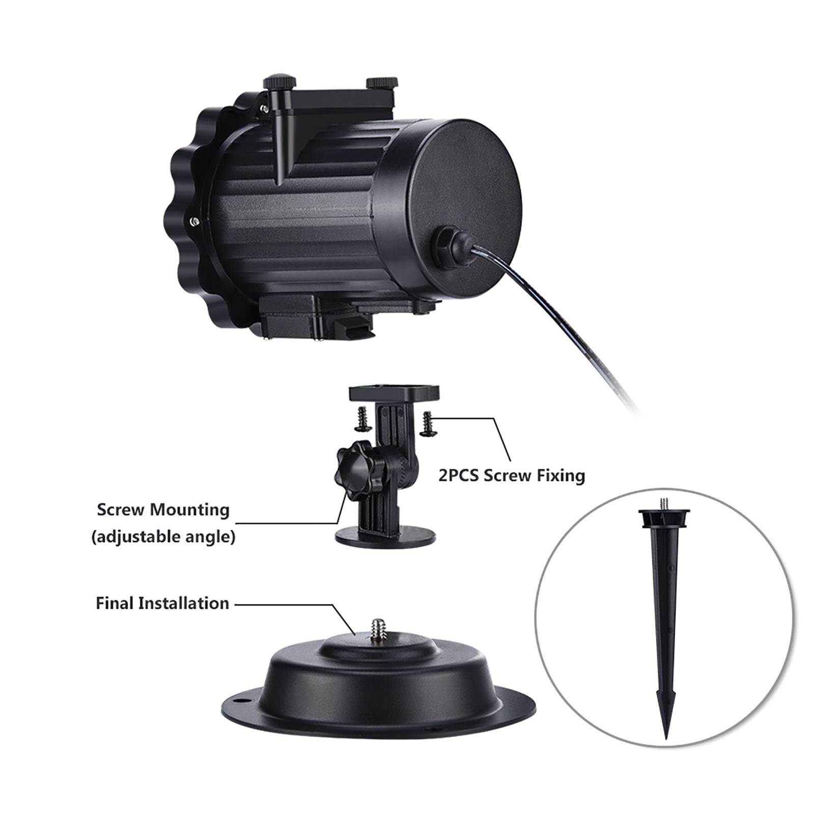 LED Projector Light , Outdoor Indoor Xmas Decorative Lights, Rotating view 6