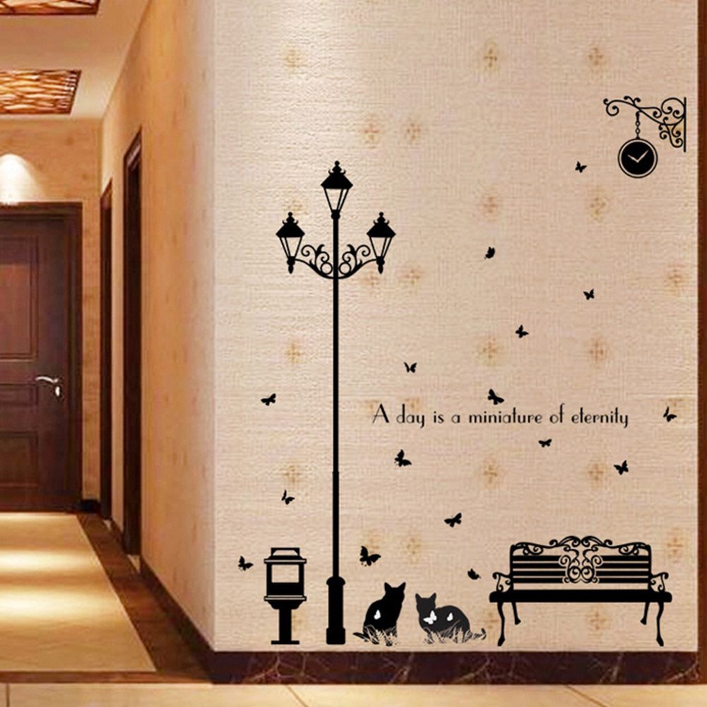 Beautiful Cartoon Wall Decal Interesting Bedroom Children's Room Living Room