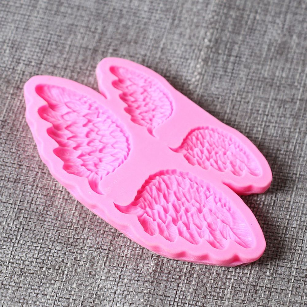 Silicone Cake Mold Angel’s Wing Pattern Pudding Desserts Baking DIY Mold Soap view 6