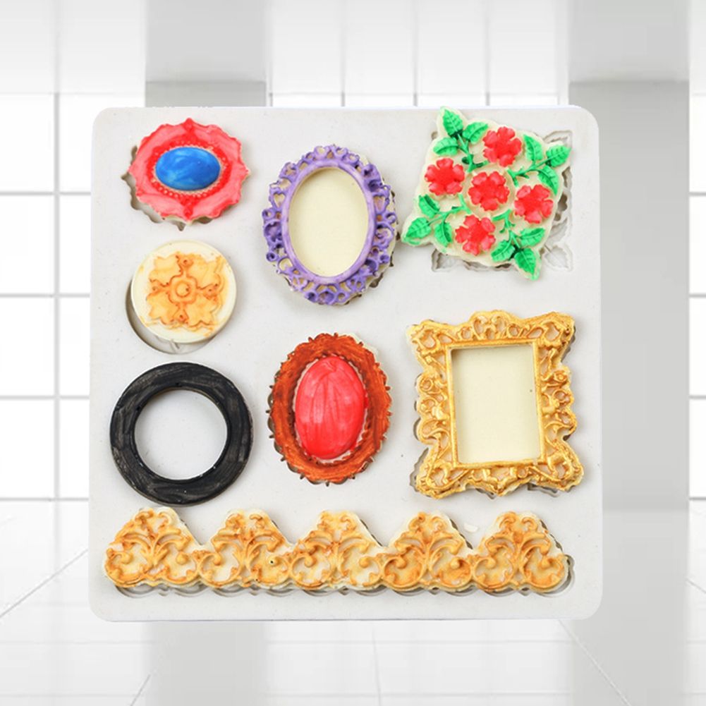 Silicone Cake Mold Vintage Flower Pattern Pudding Desserts Baking DIY Mold view 6