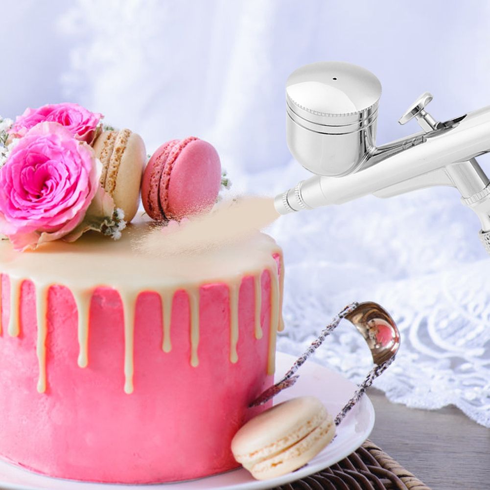 Gravity Feed Dual Action 7CC Airbrush Paint Spray Gun Kit Tools for Toys Nail view 10
