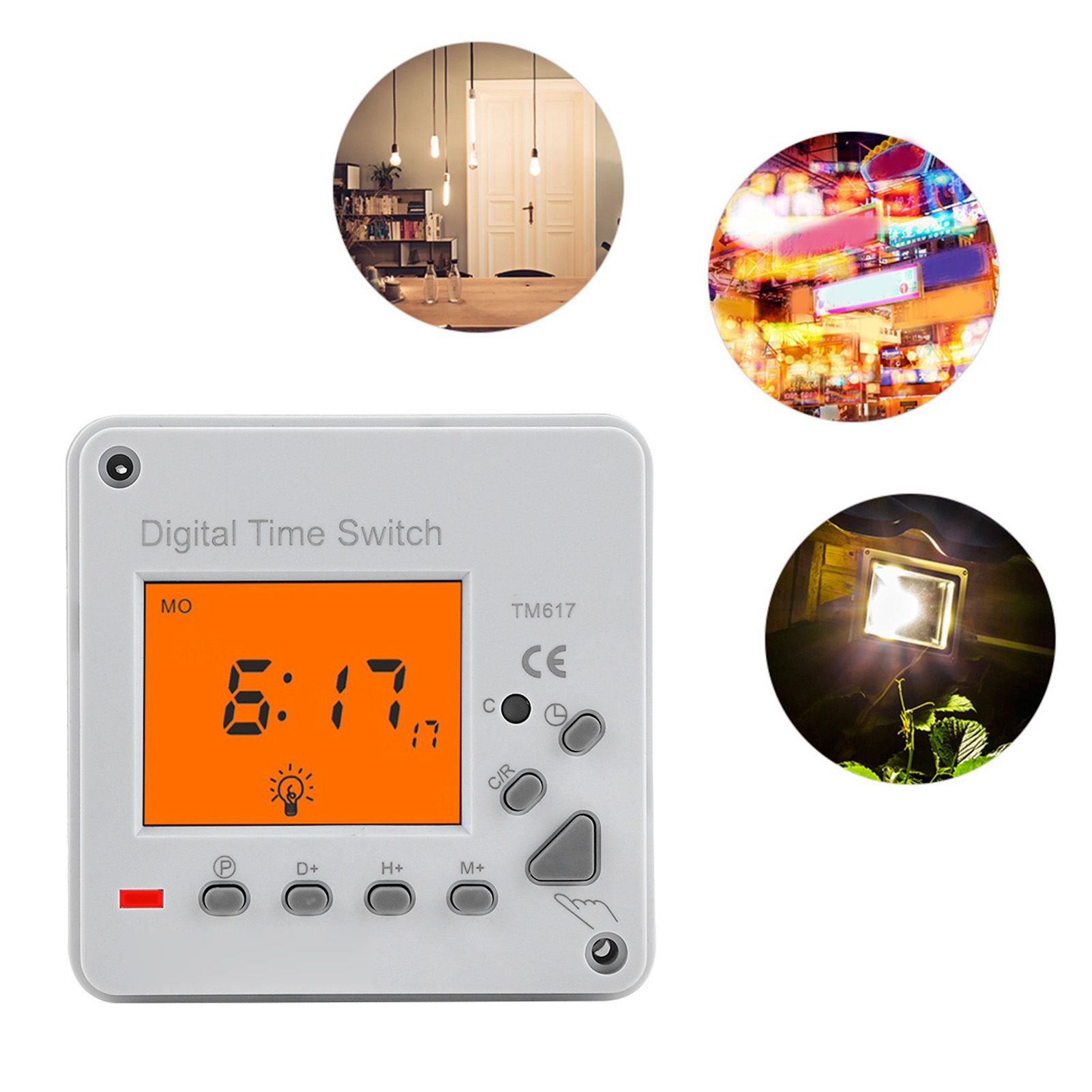 Digital Electric Durable Programmable Smart Control Switch Timer with view 12