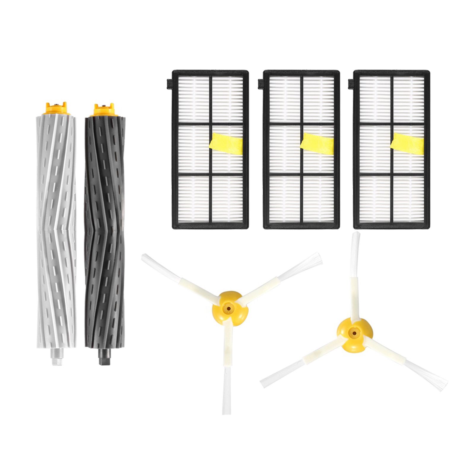 Electric Cleaner Filters Brushes Tools Replacement Kit for Roomba view 2