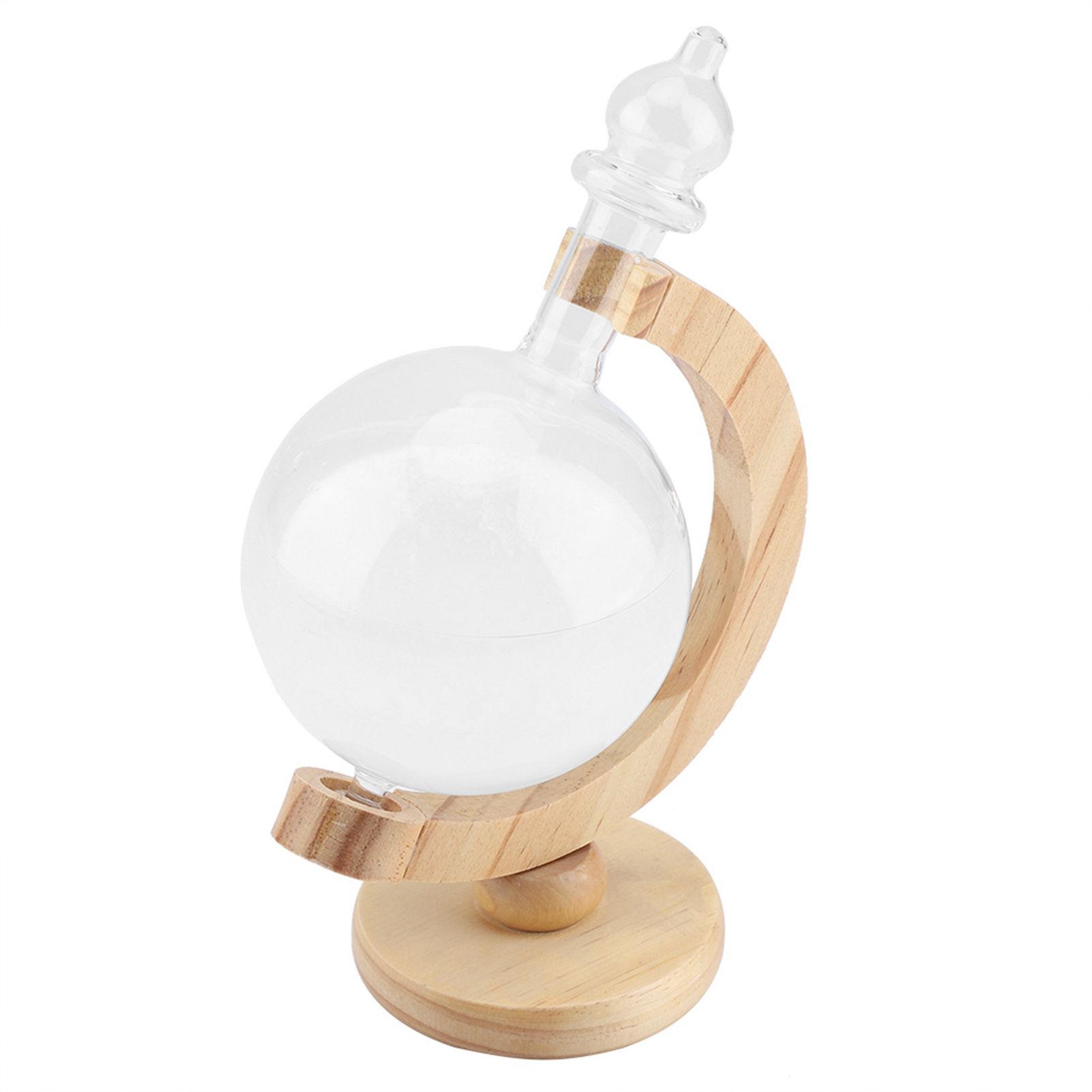 Storm Glass Creative Globe shaped Storm Glass Bottle Desktop Weather Station view 3