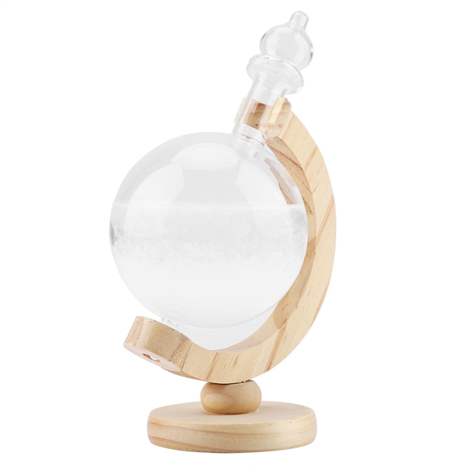 Storm Glass Creative Globe shaped Storm Glass Bottle Desktop Weather Station view 5