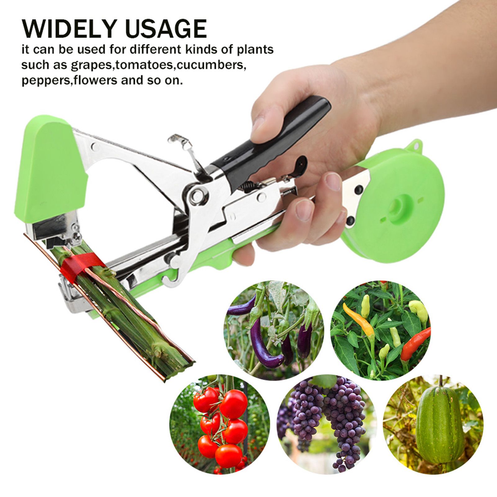 Garden Tapetool Tape Plant Vegetable Hand Tying Binding Machine Tape Tool view 6