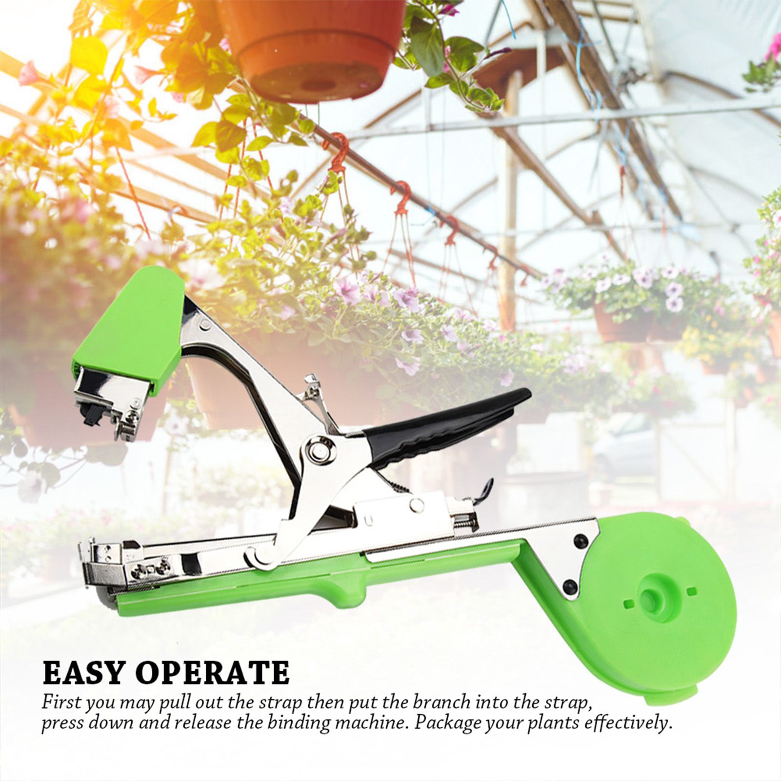 Garden Tapetool Tape Plant Vegetable Hand Tying Binding Machine Tape Tool view 8