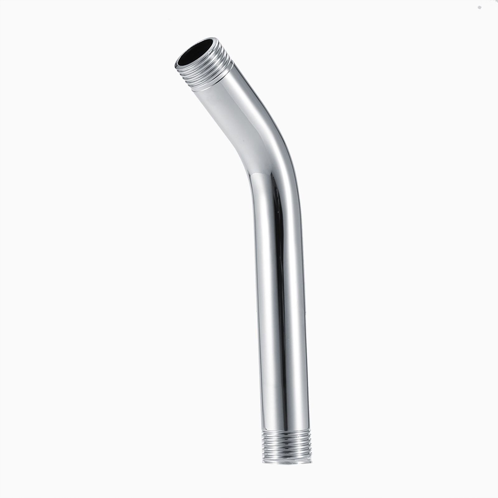 Stainless Steel Handheld Shower Arm Extension Pipe Chrome Plating Wall Mounted view 4