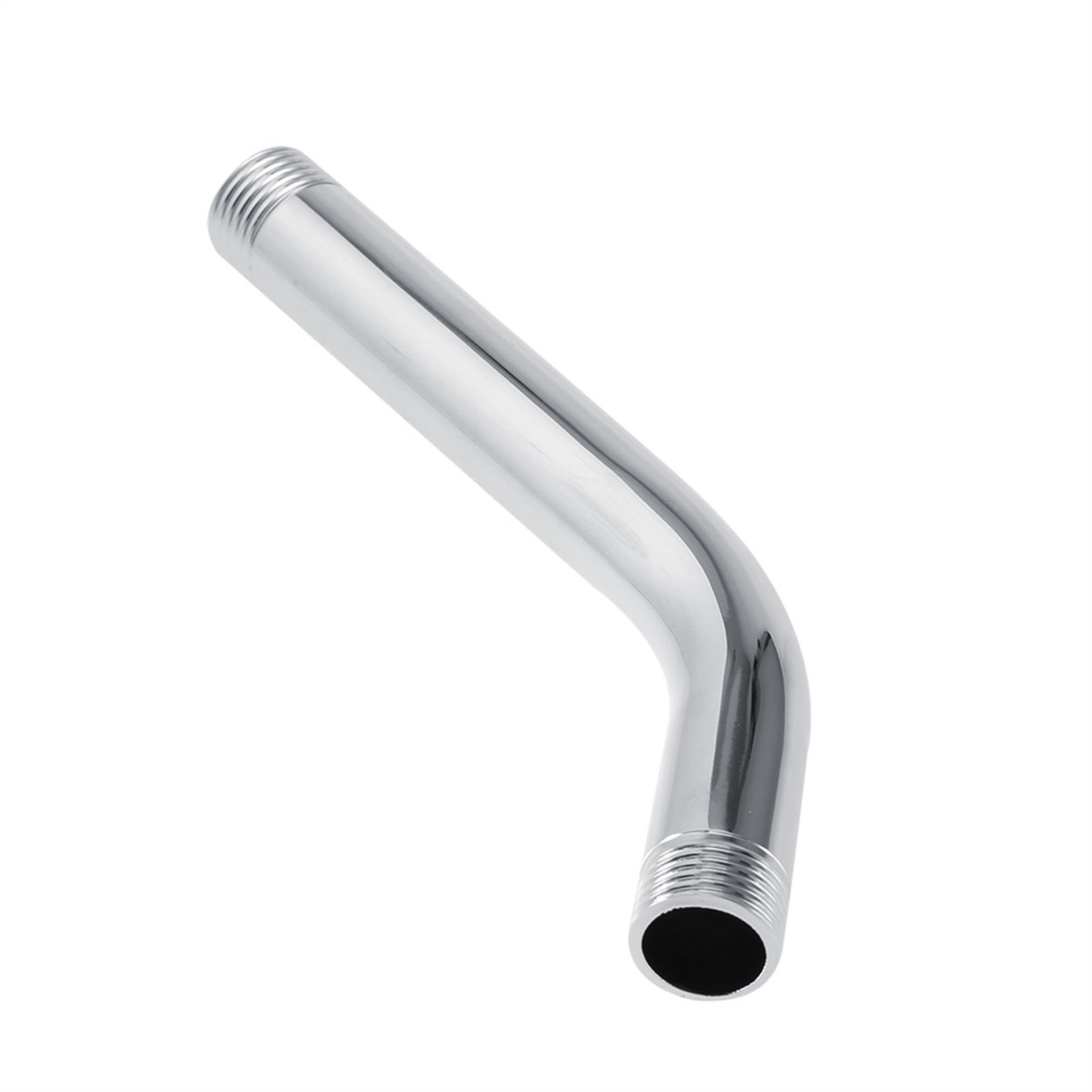 Stainless Steel Handheld Shower Arm Extension Pipe Chrome Plating Wall Mounted view 8