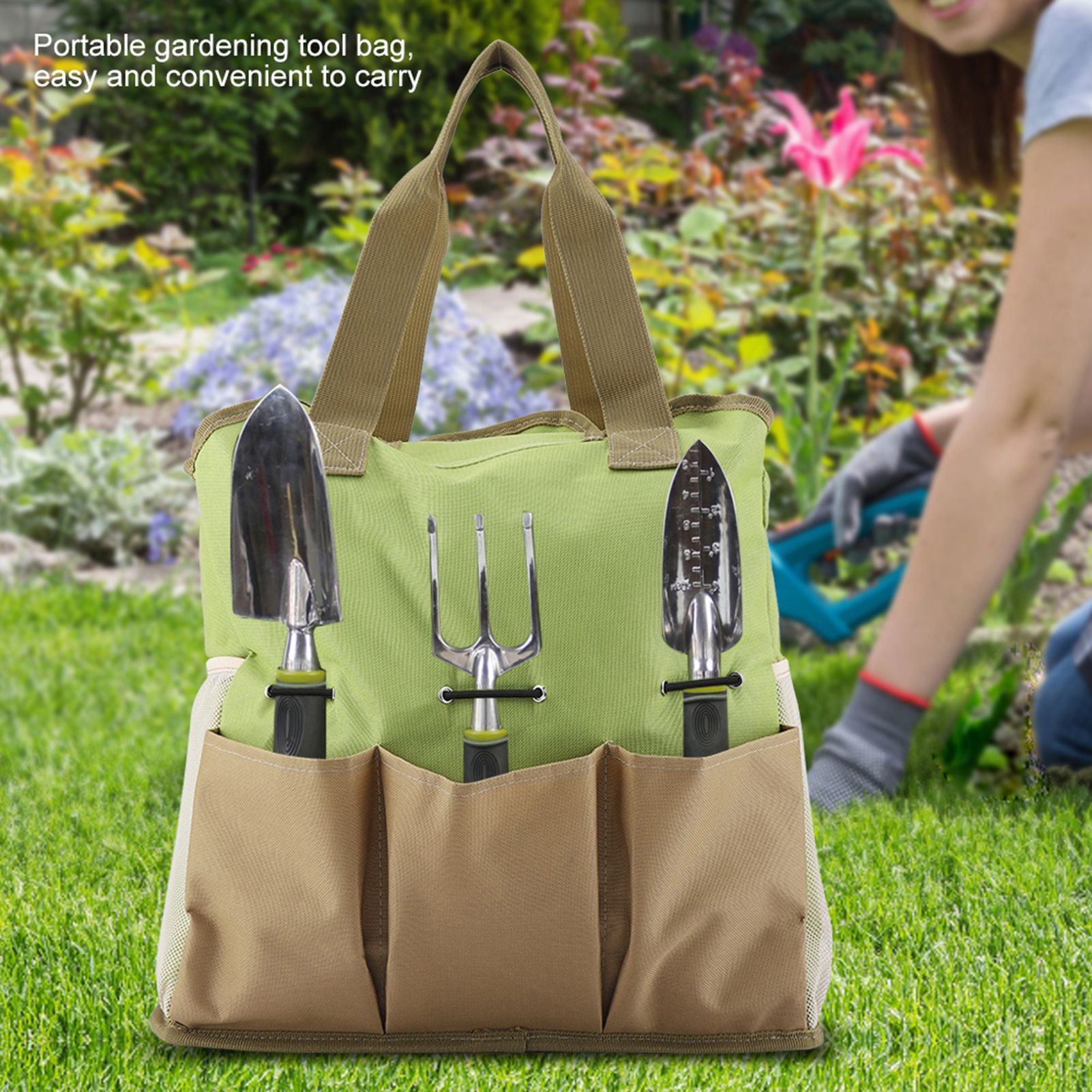 Gardening Tool Bag Holder Organizer Carrier Garden Tool Storage Bag Toolkit view 7
