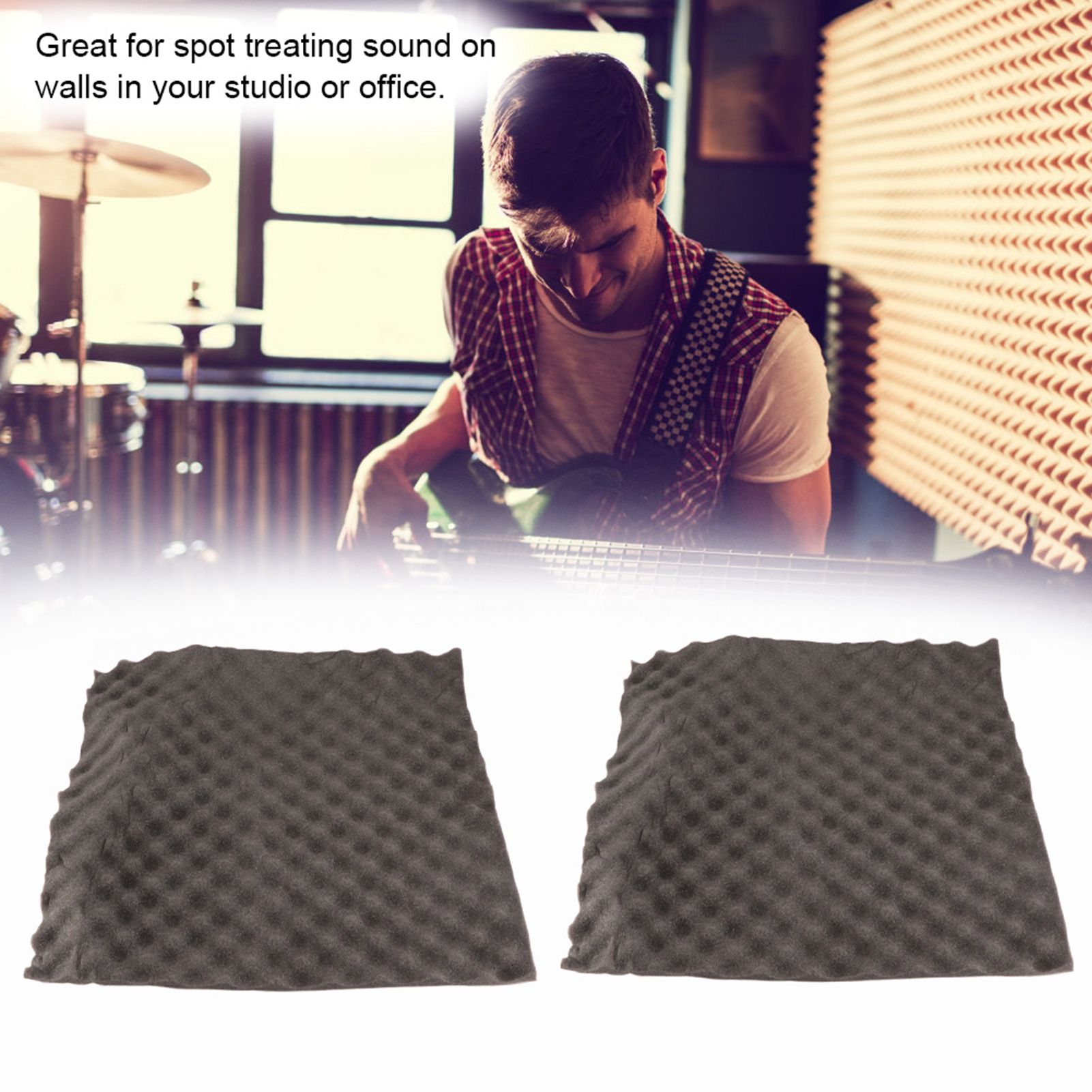 Acoustic Panel Studio Foam Wedge Sound Absroption Acoustic Treatment Wall view 5