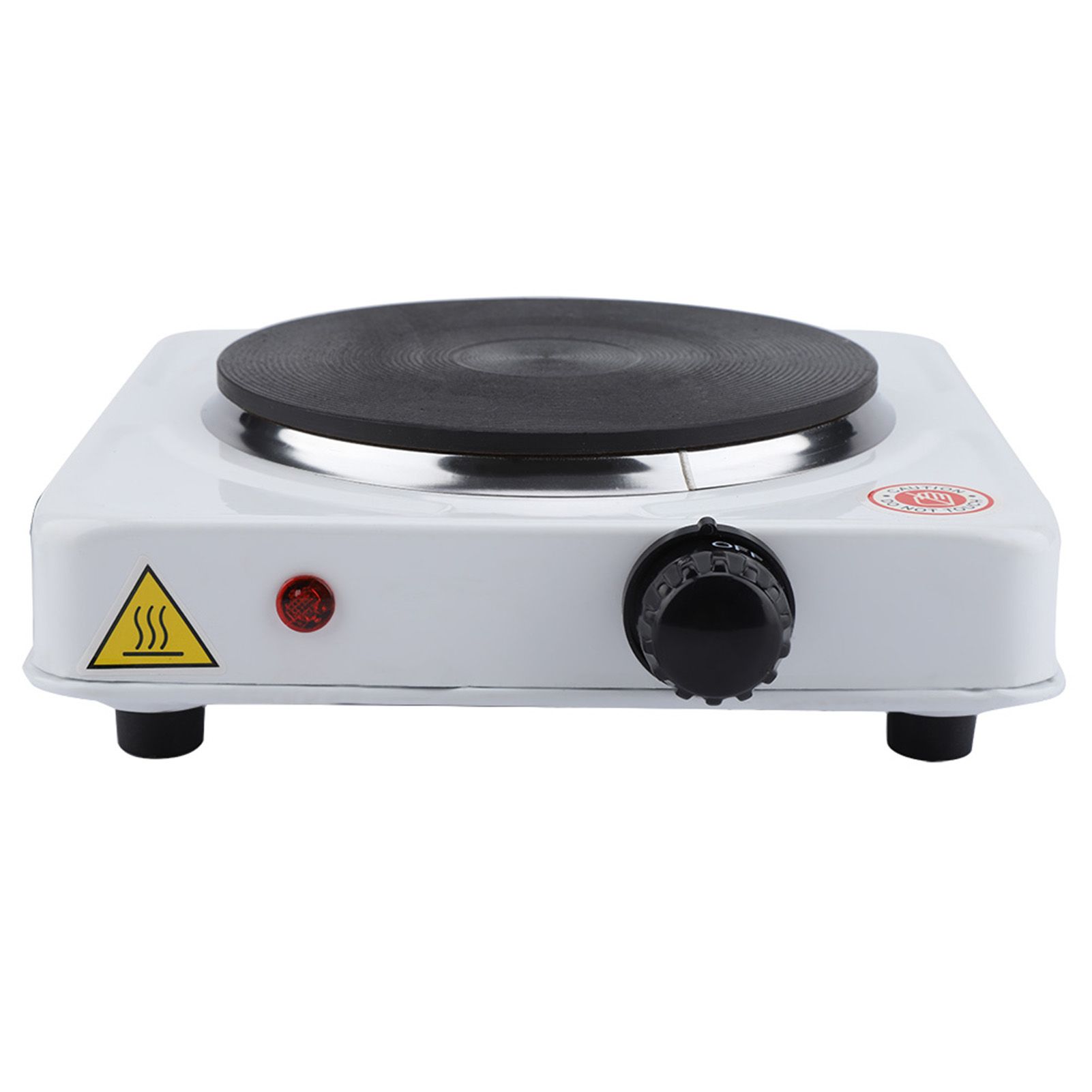 Energy saving Safe Electric Stove Make Tea Coffee Milk Household 1000W (, White) — image 1
