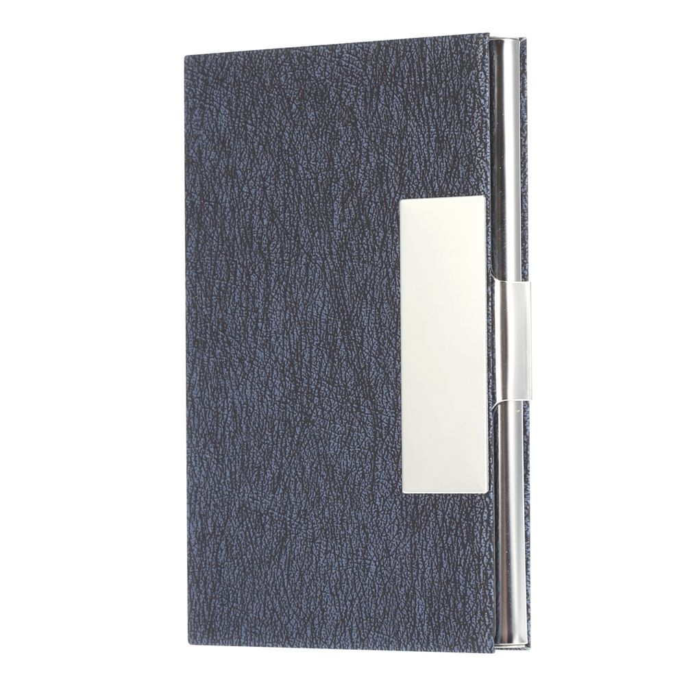 Rfid Business Card Storage Case Portable Stainless Steel Card Holder (Blue) view 7