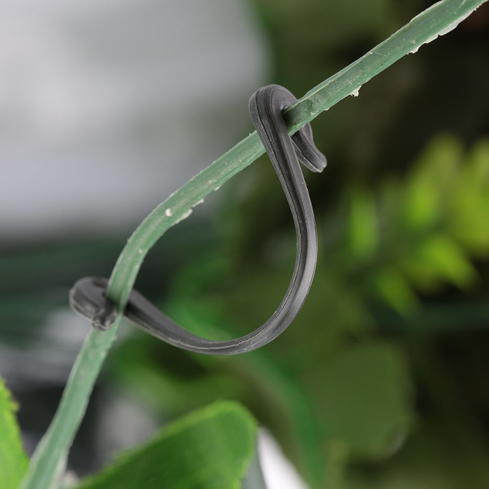 100Pcs Grape Grafting Clips Garden Plant Vegetable Vine Fixing Clamp Black view 4